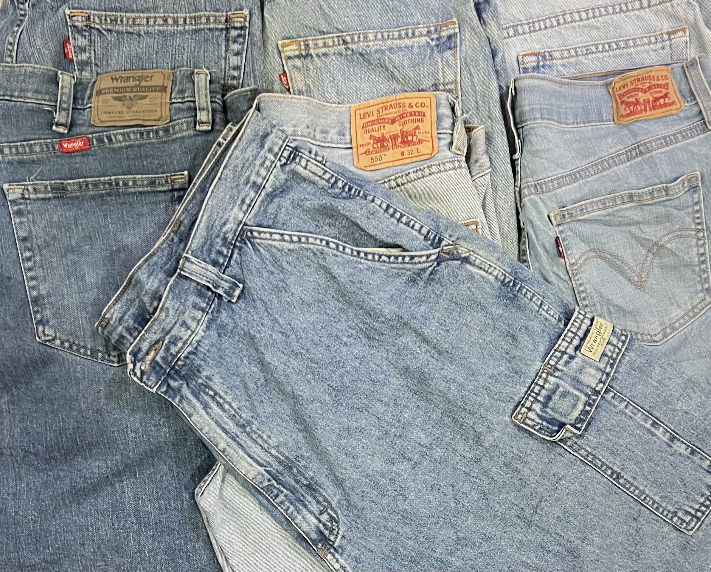 Mélange Lee-levis-Wrangler Jeans Shorts