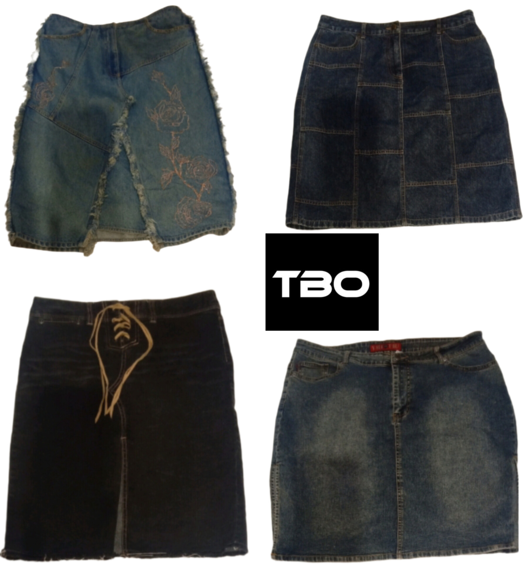 JUPES MIDI EN DENIM