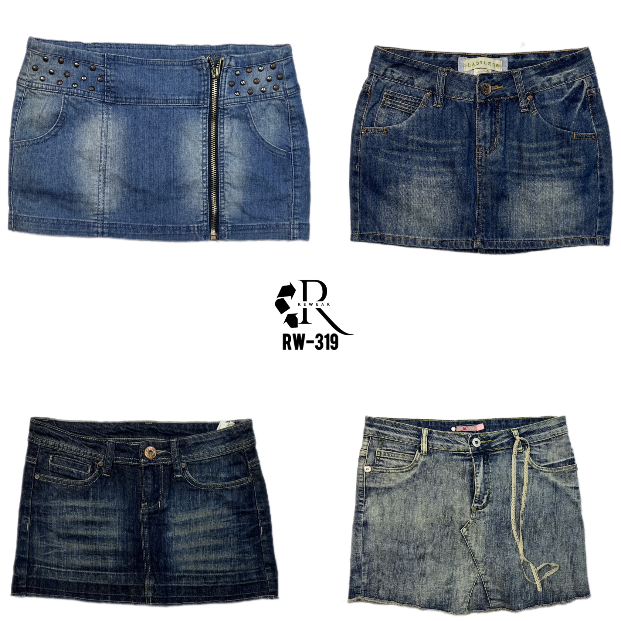 Gonna Mini in Denim Y2K IT Girl (RW-319)
