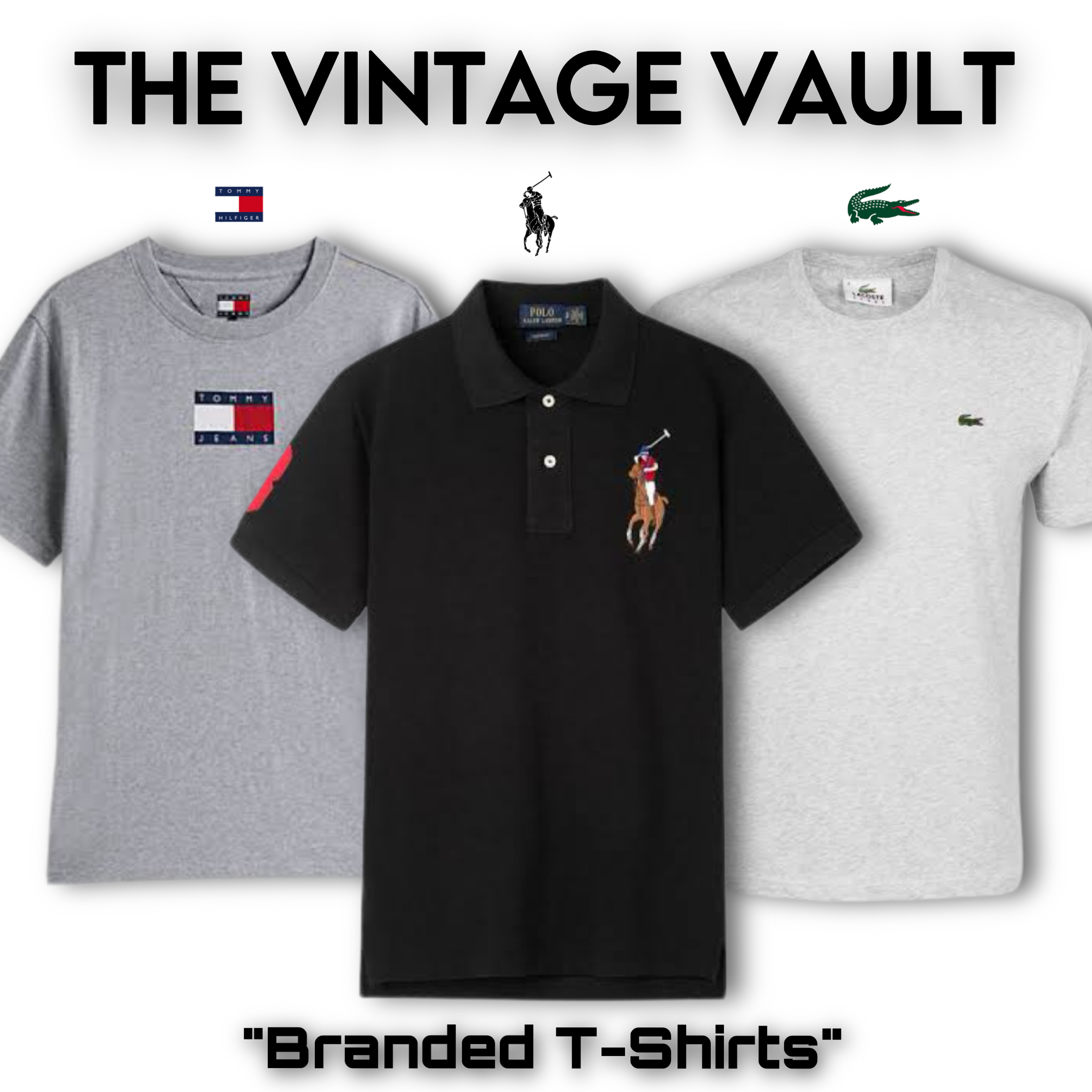Branded T-Shirts including Polo Ralph Lauren Lacoste and others