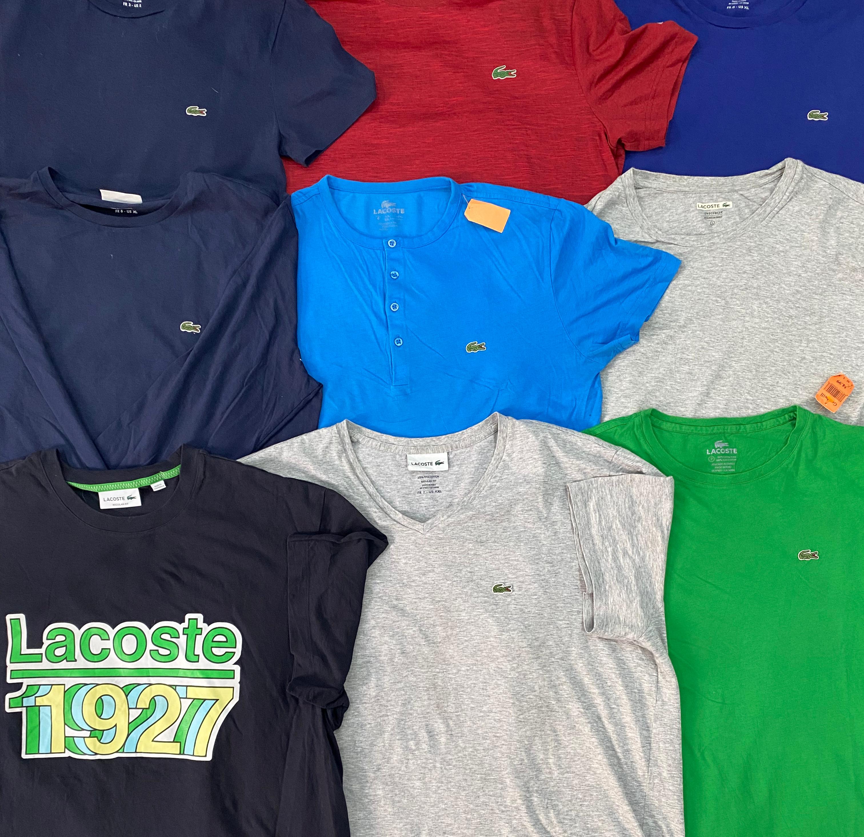Beanded Lacoste T-Shirts - 10 Pieces
