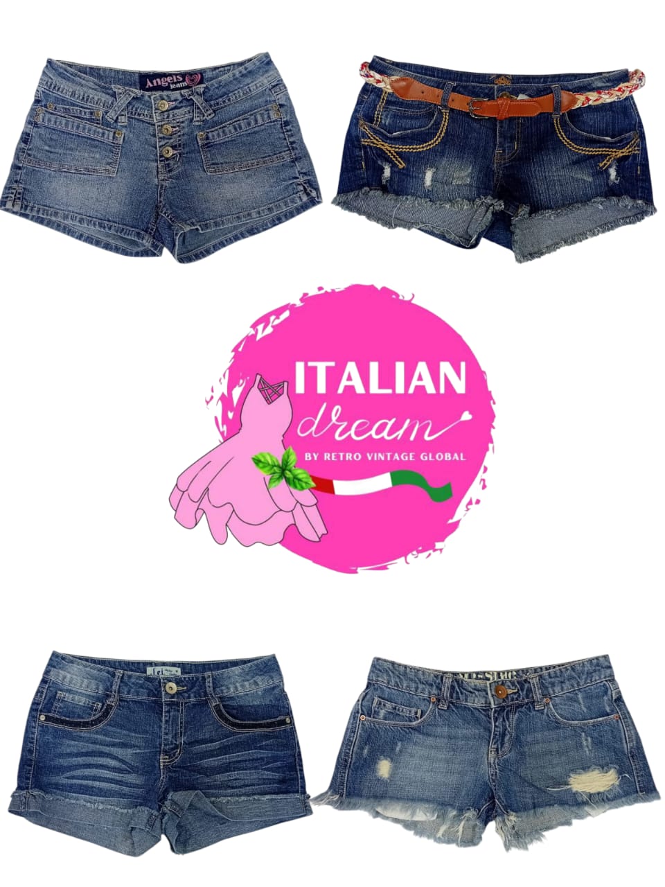 Y2k low Rise Unique Shorts