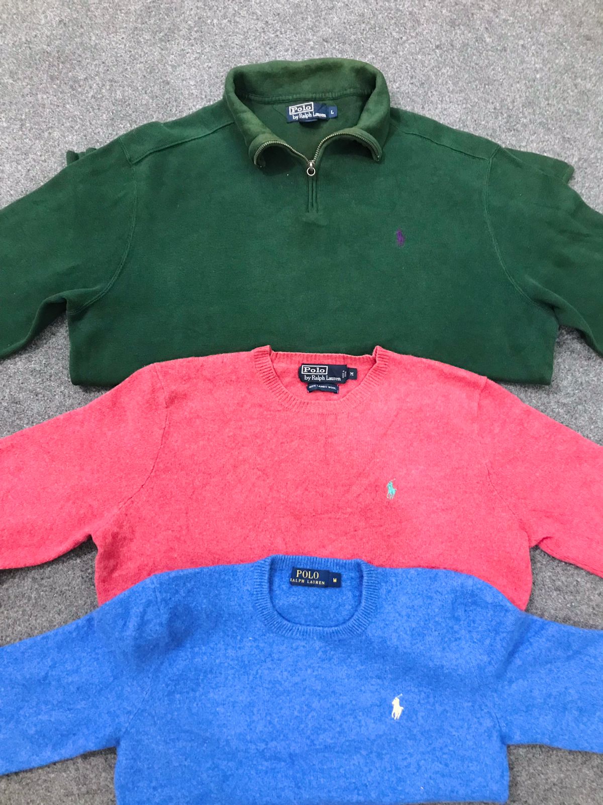 Polegadas Ralph Lauren Suéteres B2 10 Peças