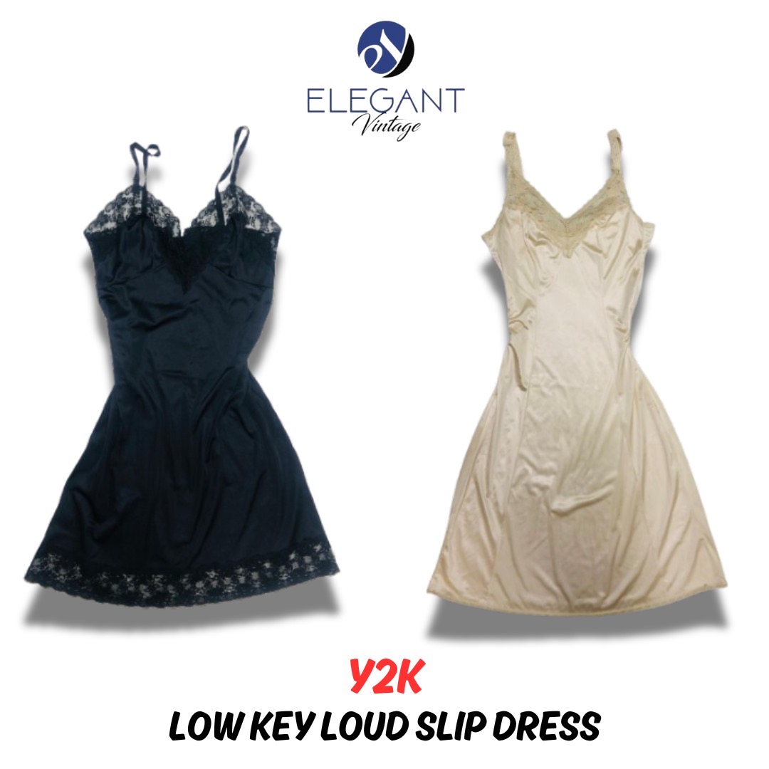 Y2K Lowkey Loud Slip-Kleider - 10 Stück - EV0400
