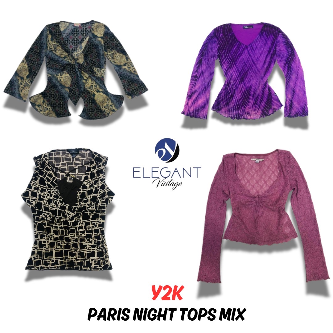 Y2K Paris Night Tops Mix - 10 pieces - EV0402