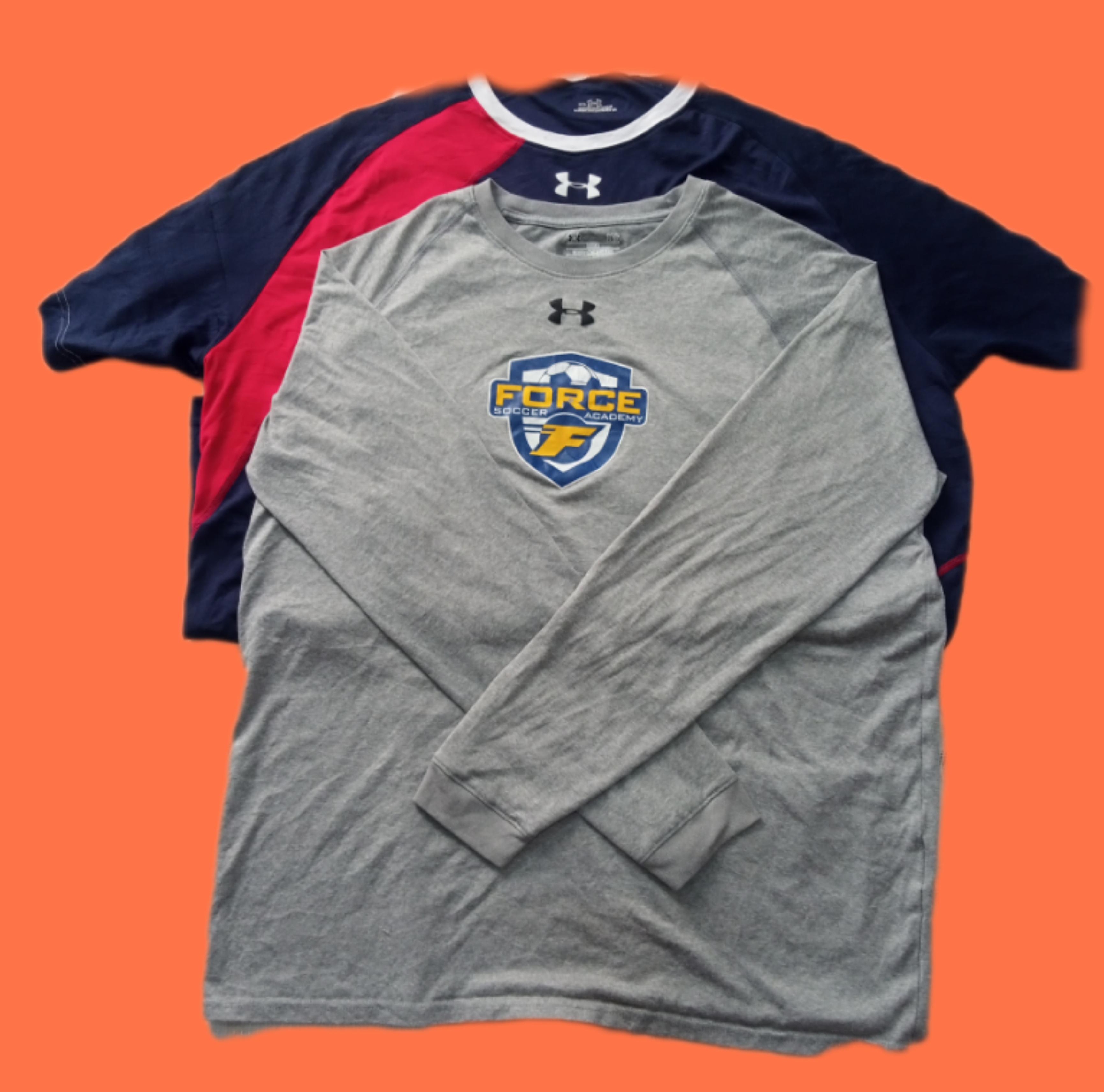 Camisetas masculinas Under Armour.