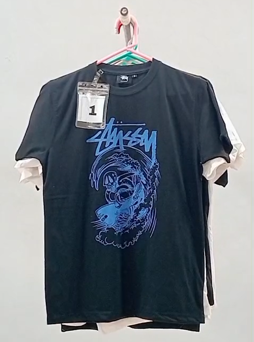CR-111 リワークスタイル プリント ステューシー Tシャツ