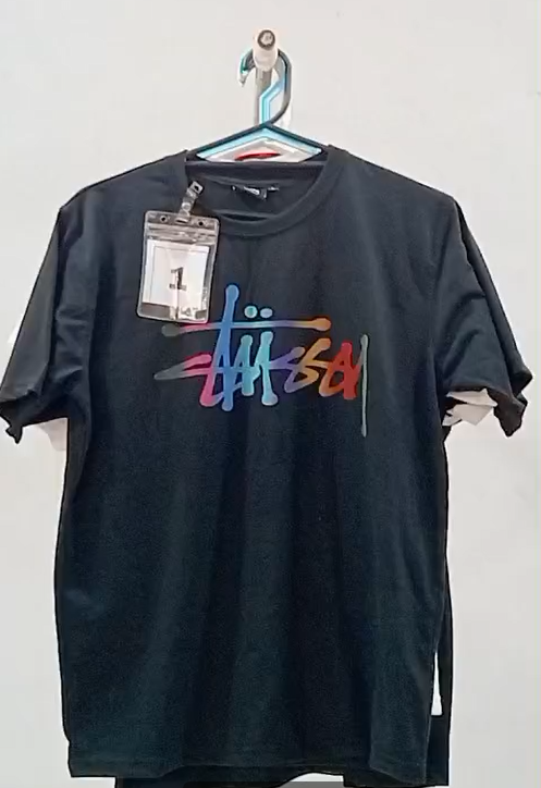 CR-114 Reworked Style Mix Printed Stussy T-Shirts