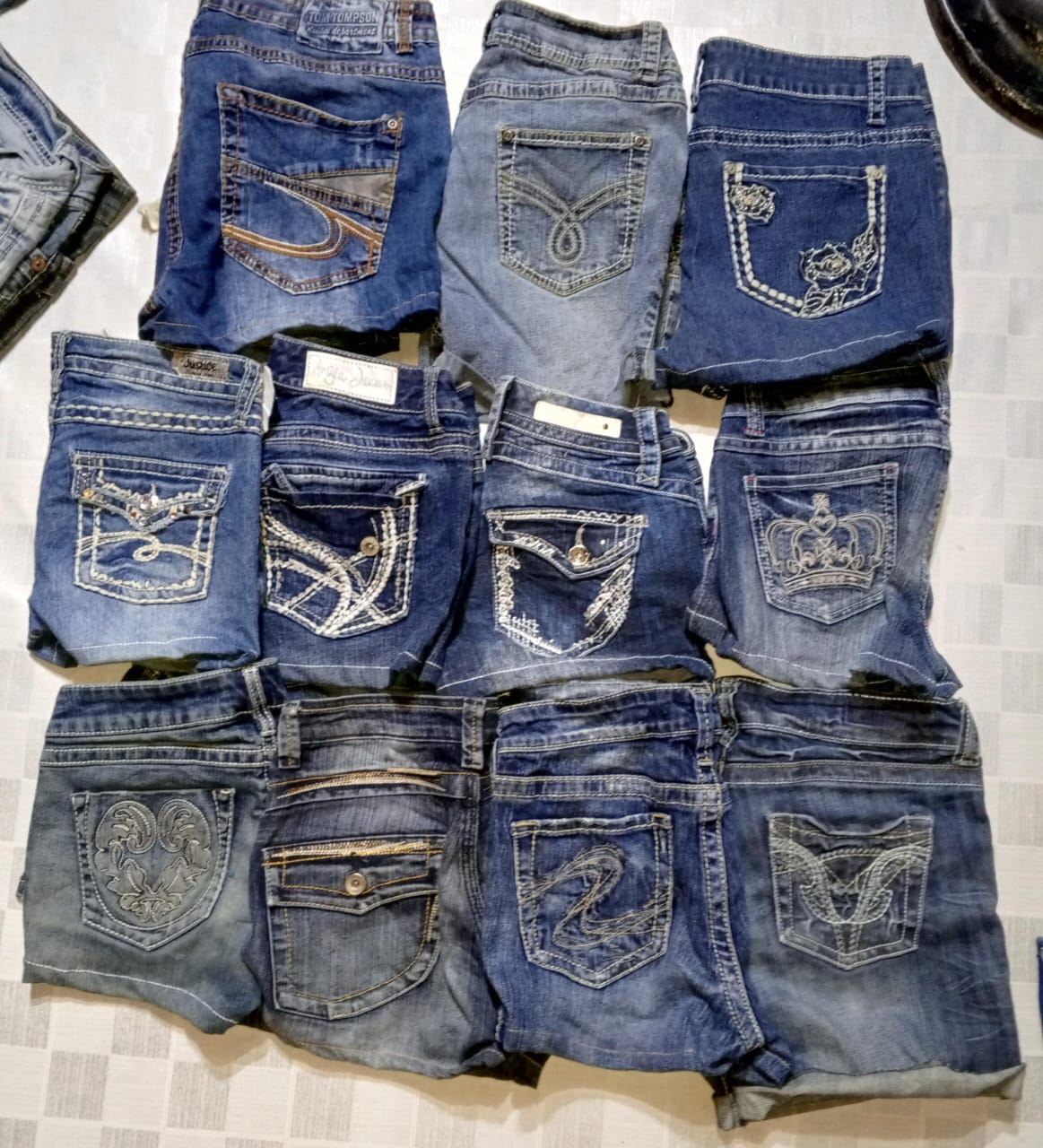 SILVER AND OTHER BRAND MINI MICRO SHORTS (MR616)