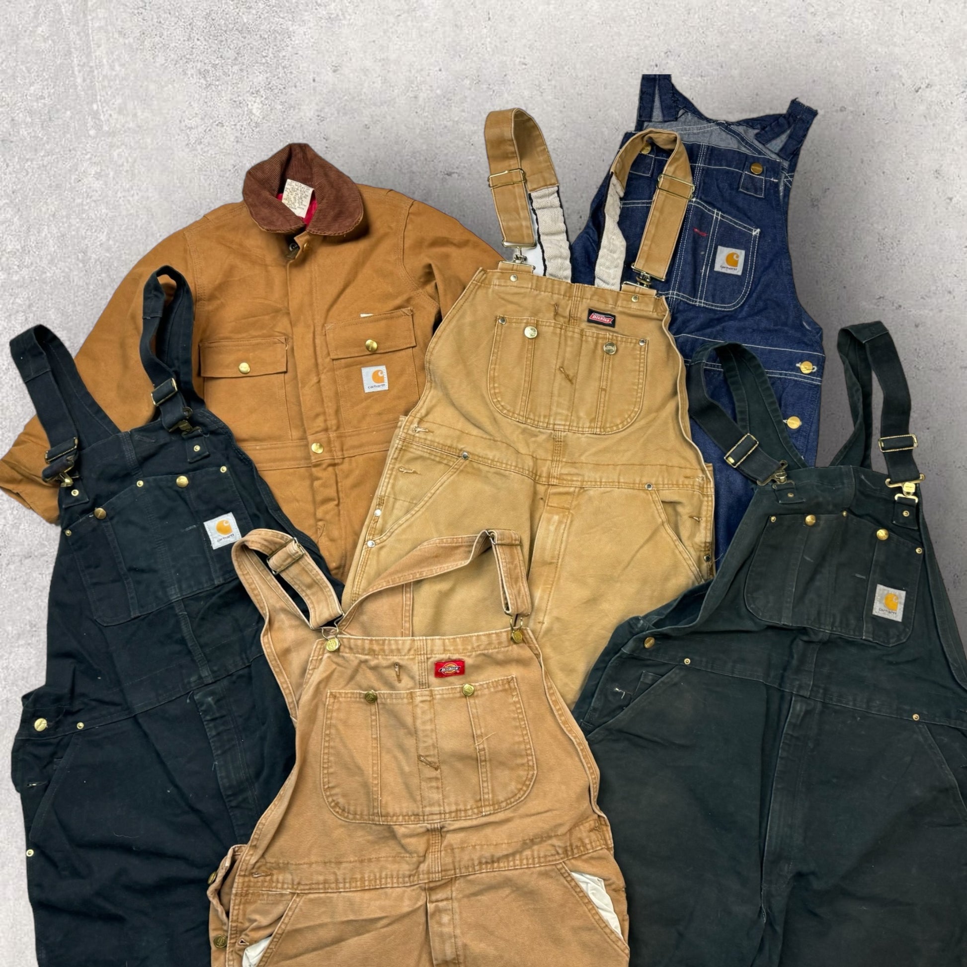 Salopettes Carhartt et Dickies