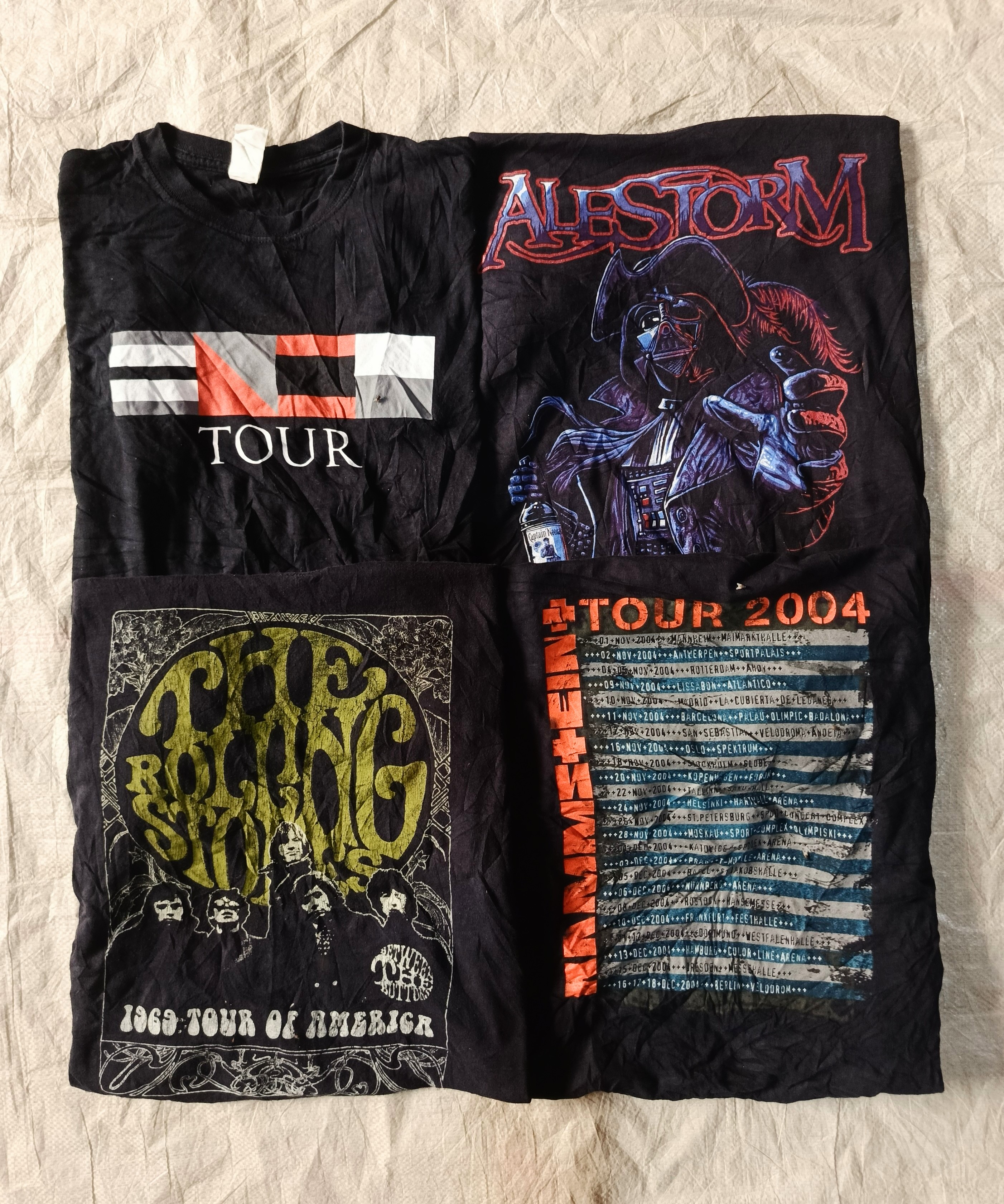 音楽、バンドとヴィンテージプリントTシャツ