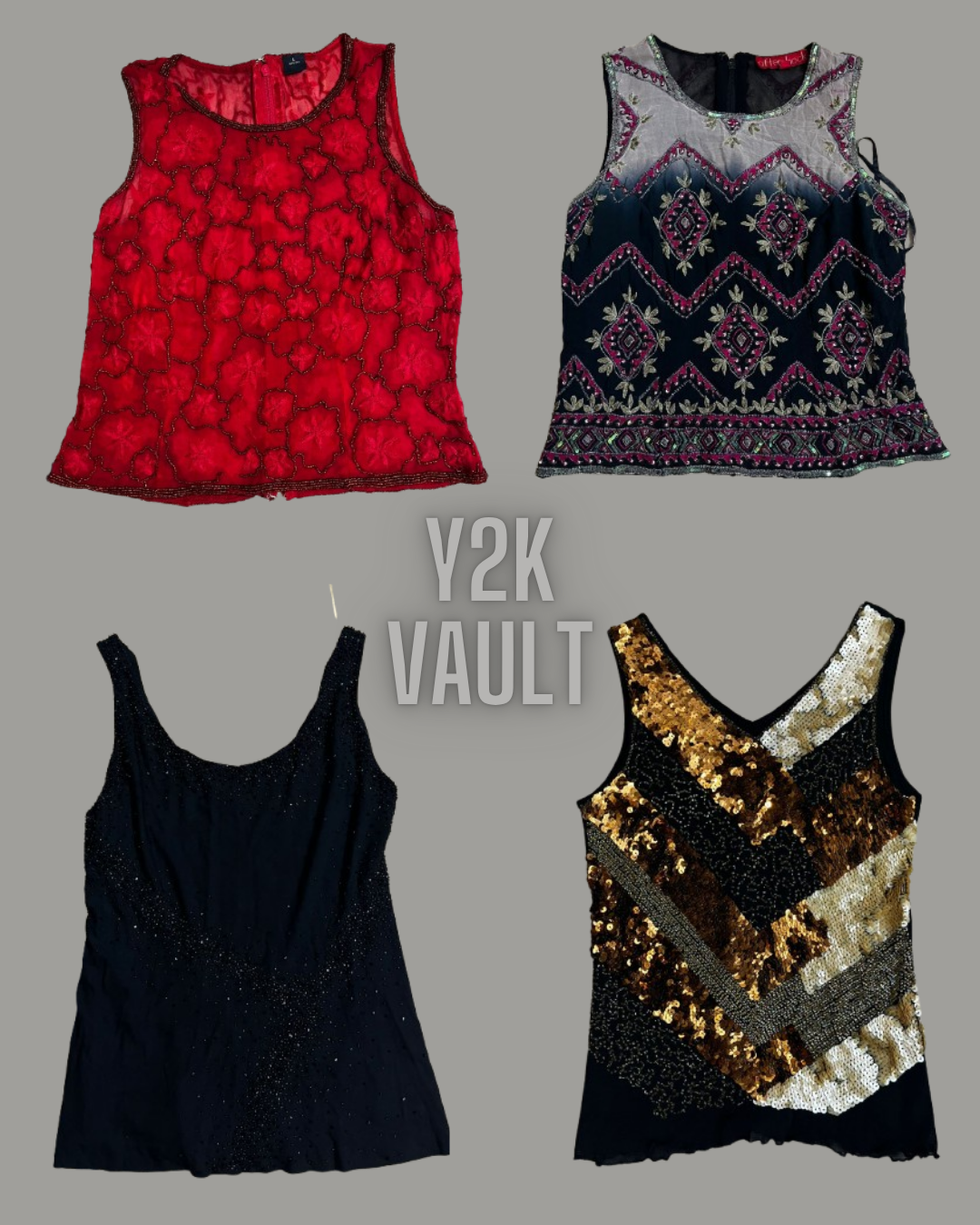 Y2k Vault hauts à perles (YV-210)