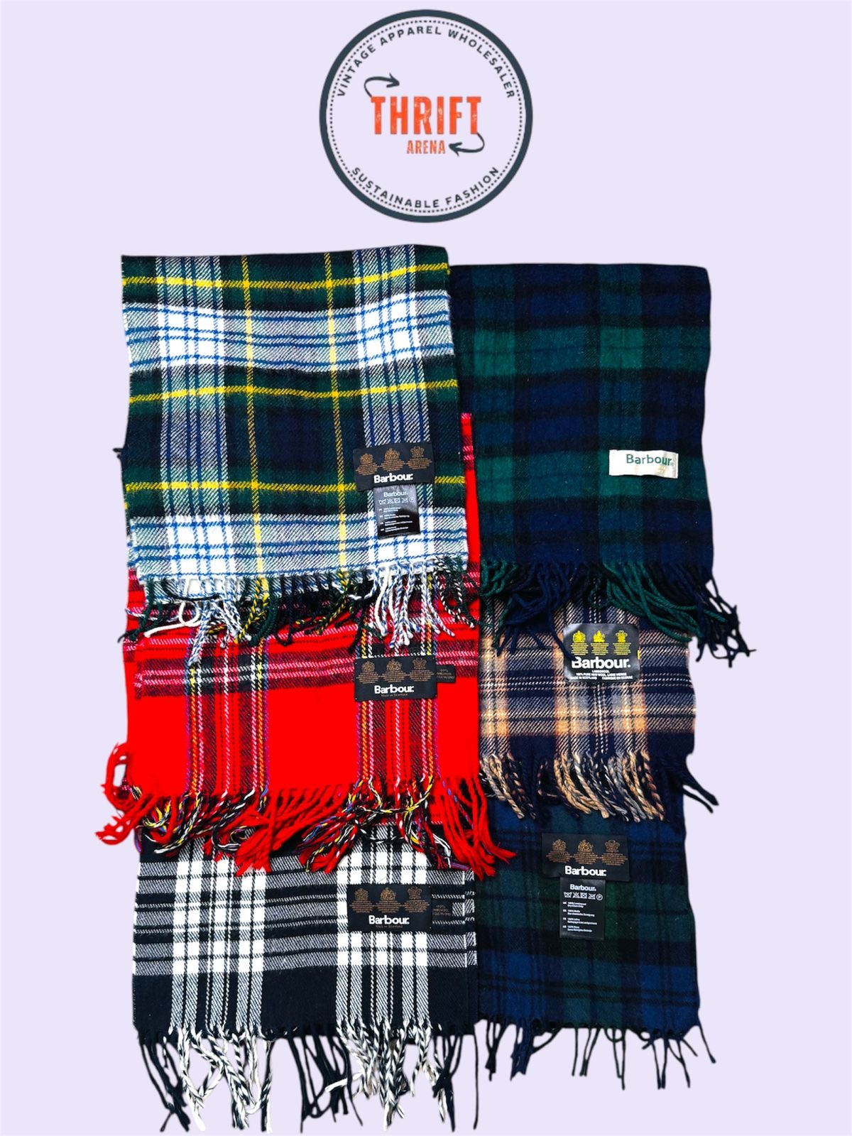 T1086 Barbour Sciarpe 100 pezzi
