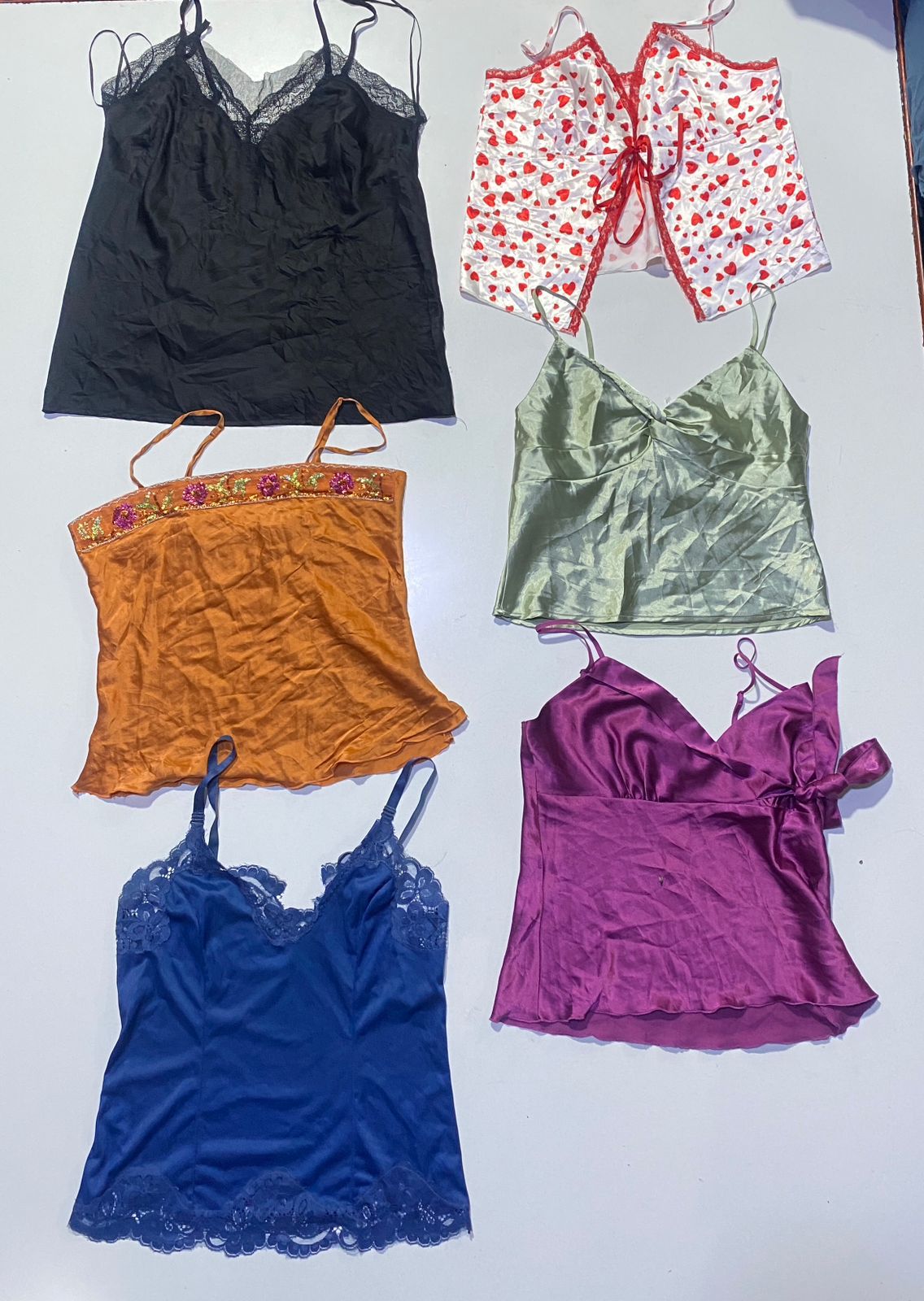 Y2K cami Tops 12 Pcs