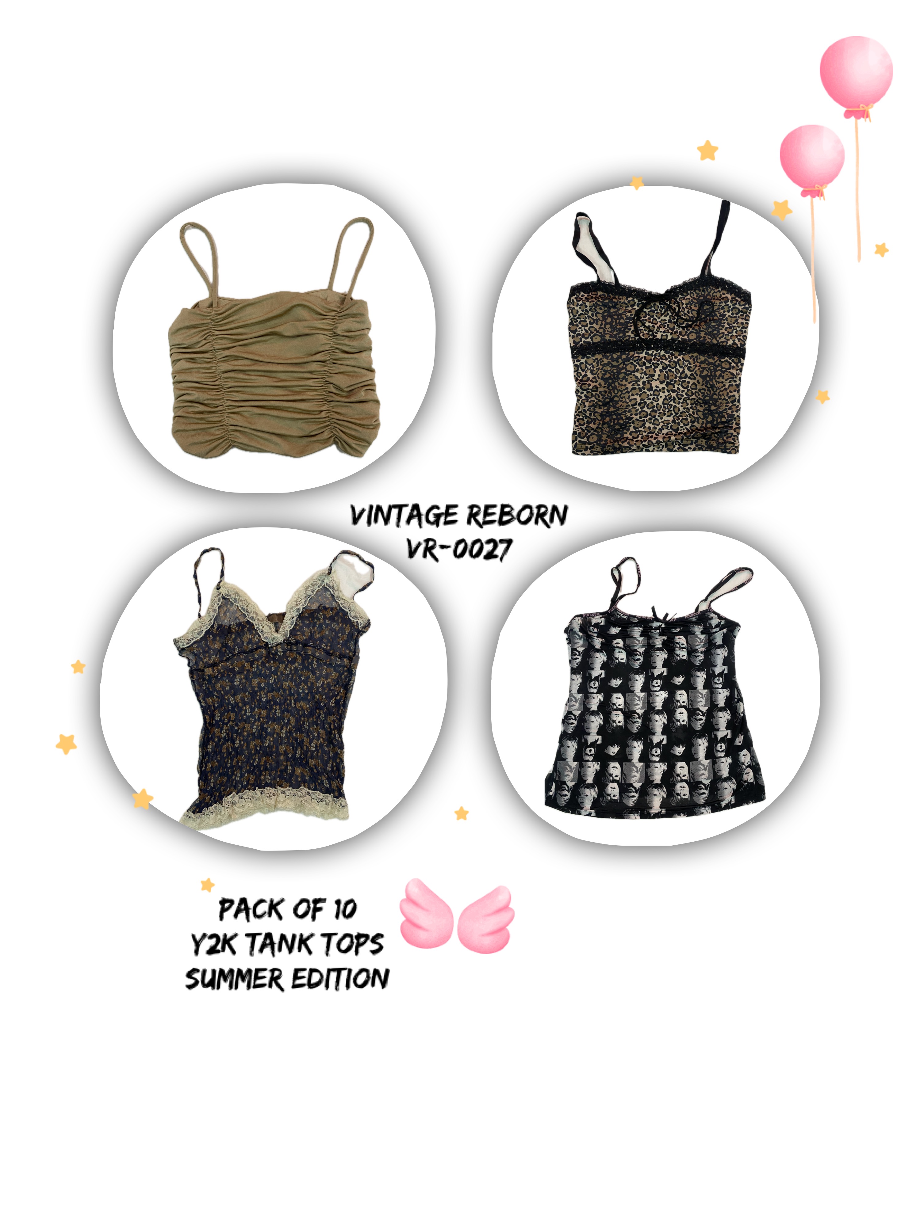 Y2k tank tops summer edition (VR-0027)