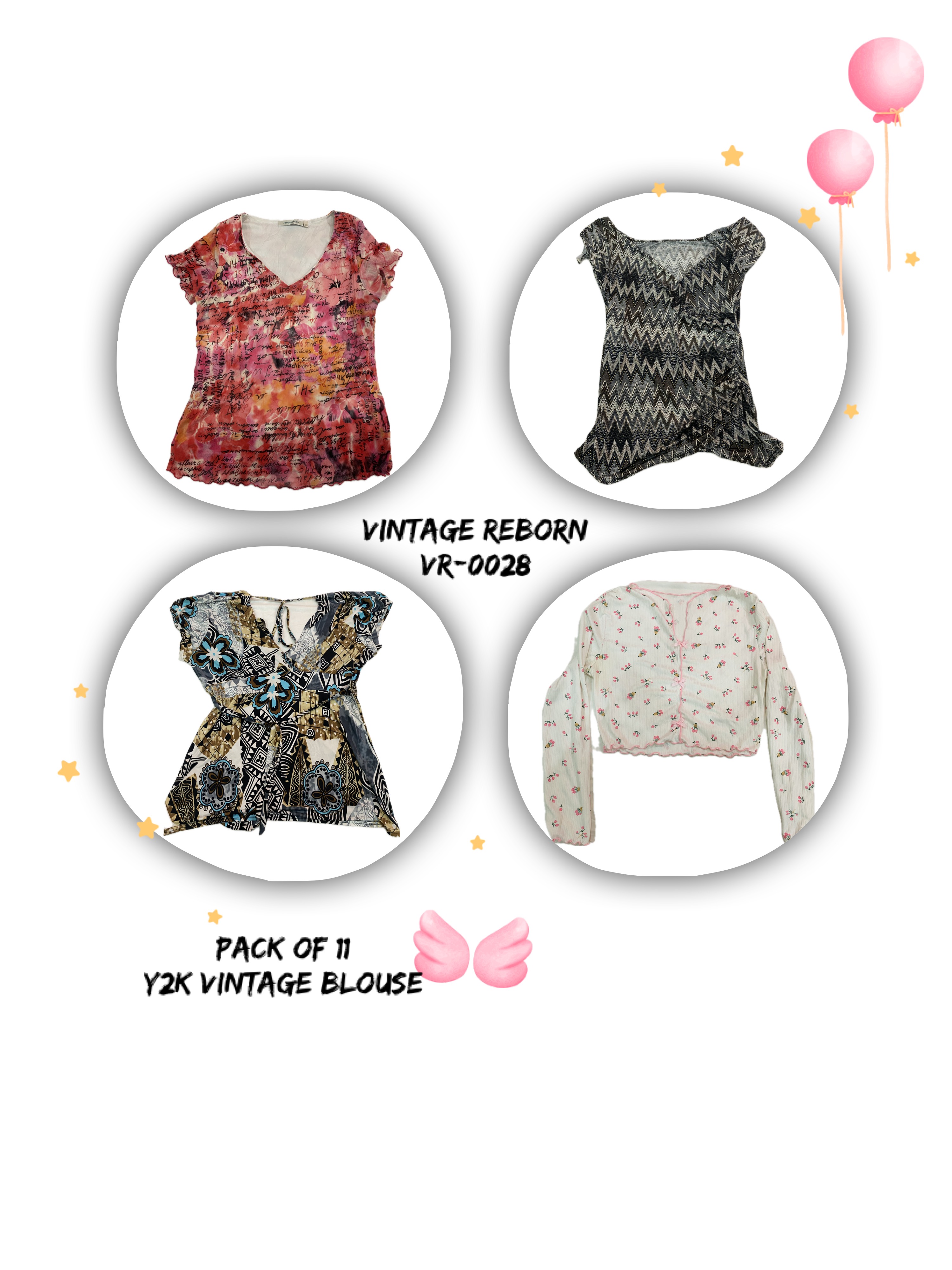 60s/70s/80s Blouses (VR-0028)