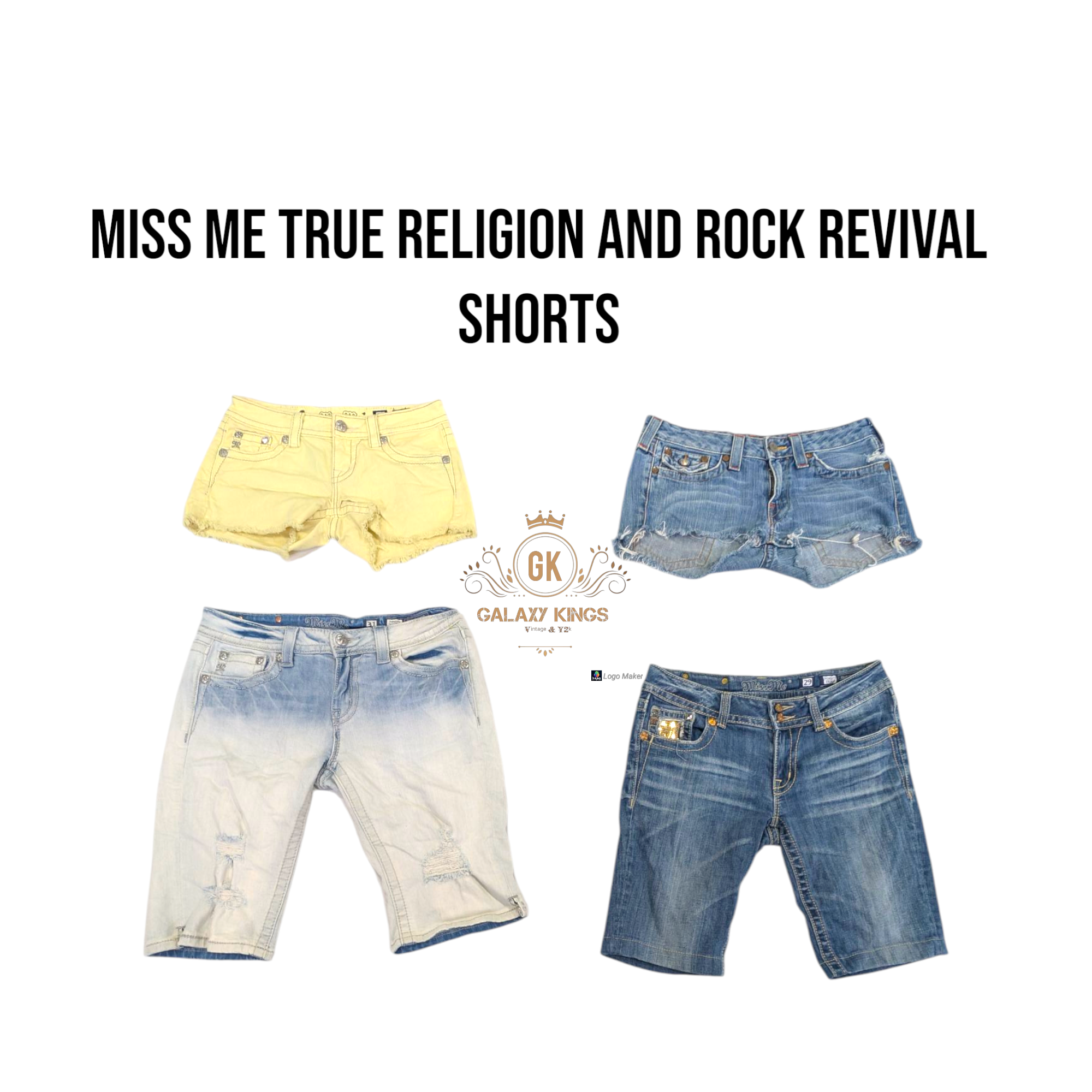 Miss Me True Religion And Rockrevival Shorts