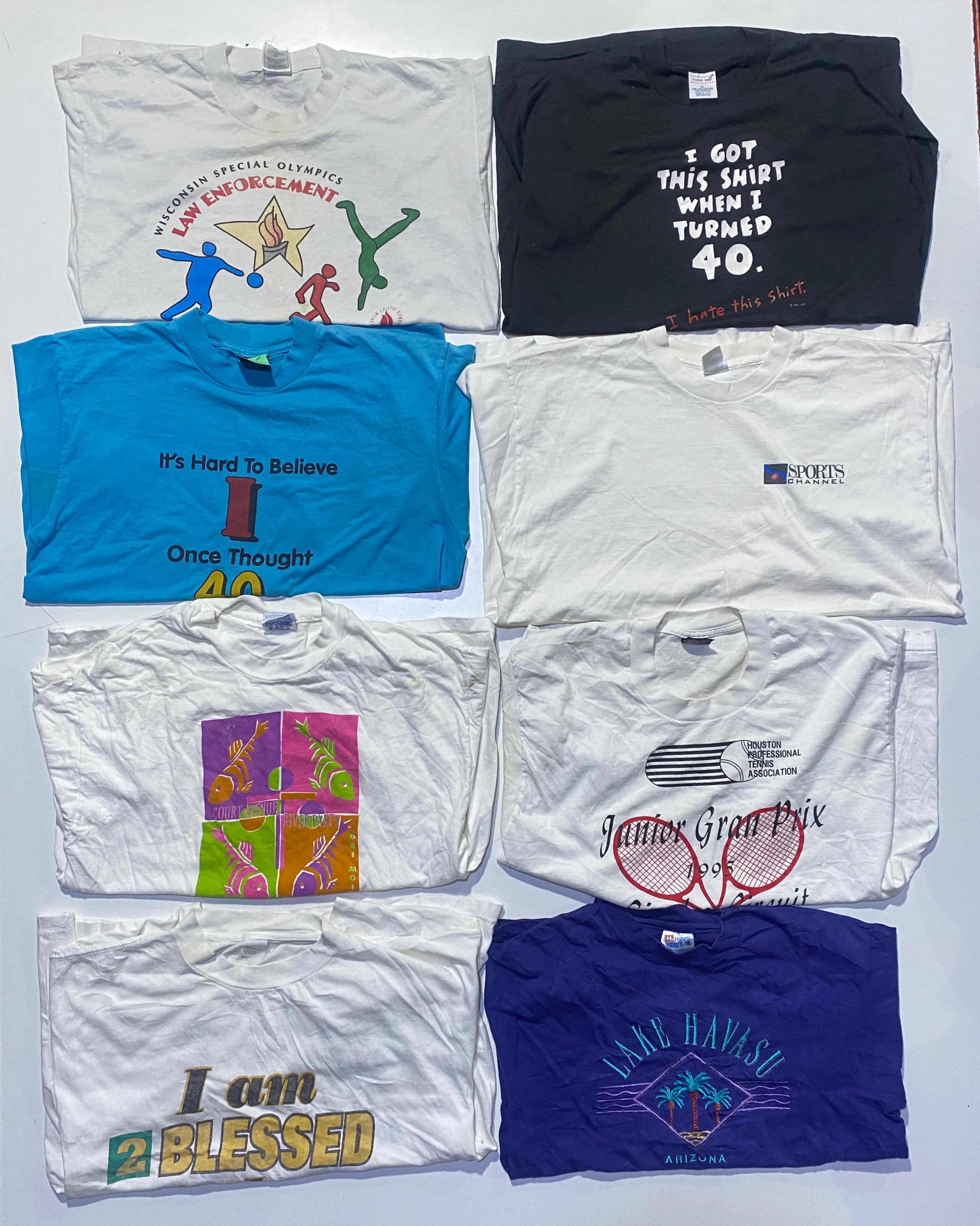 Camisetas de una sola costura 14 Pcs