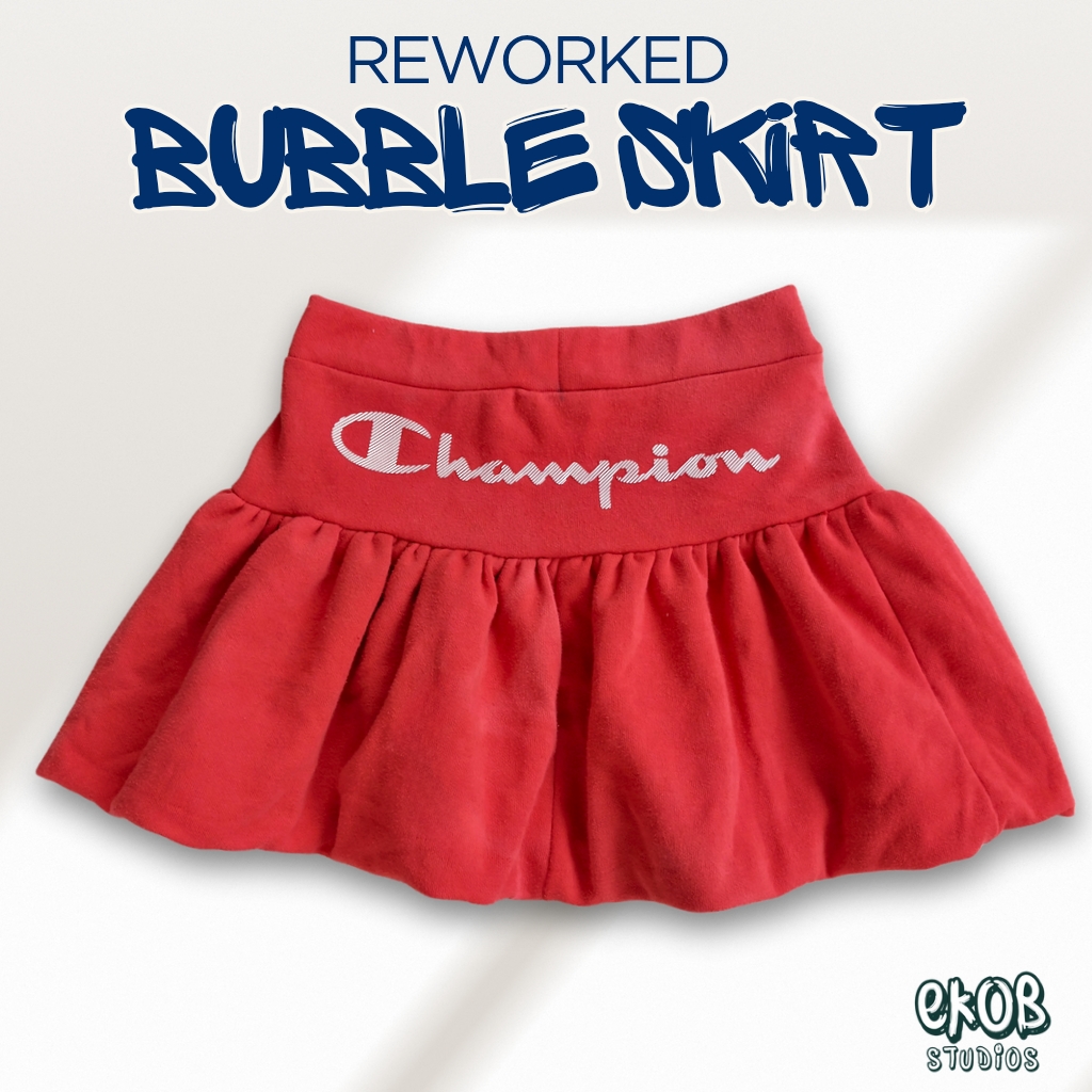 „Upcyclierter Bubble-Rock – Upcycled aus Marken-Ho..