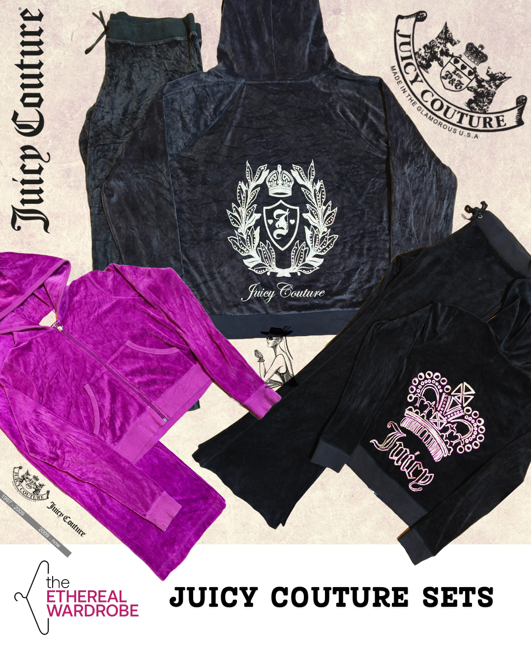 Juicy Couture Sets Bundle of 20 pcs (RN#1060)