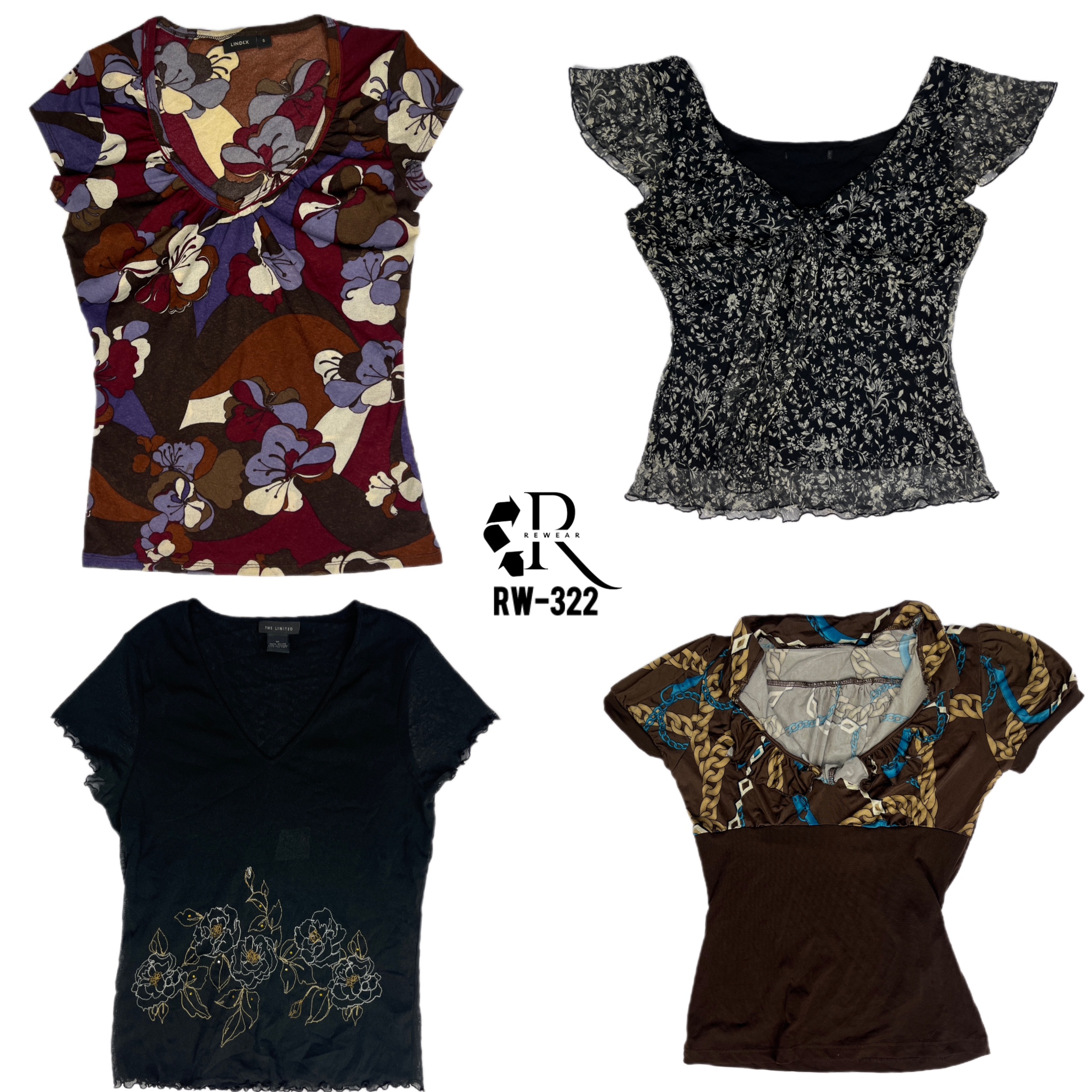 Y2K Grunge Mix Tops (RW-322)