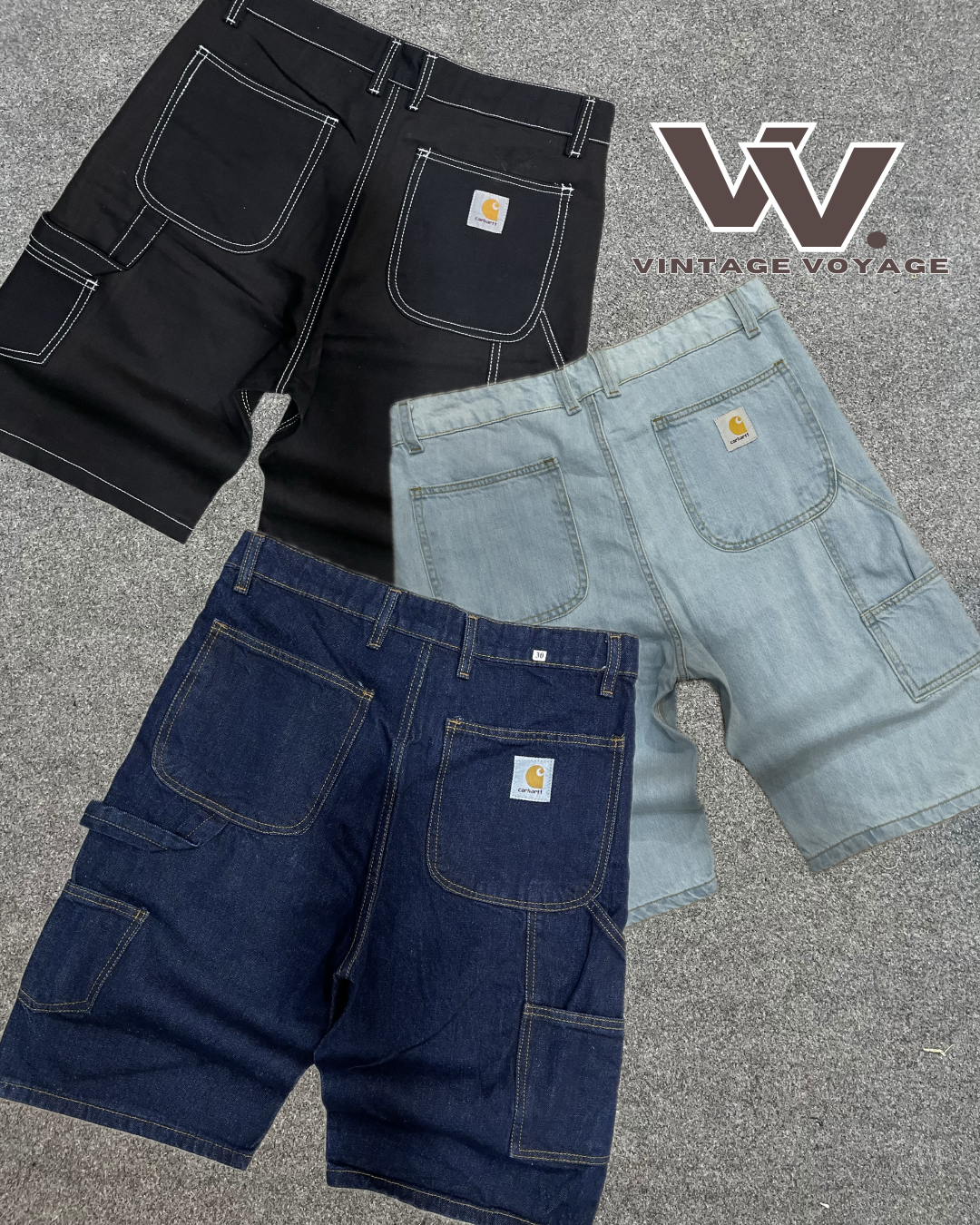 Carhartt Rework-Stil Denim-Shorts #16625