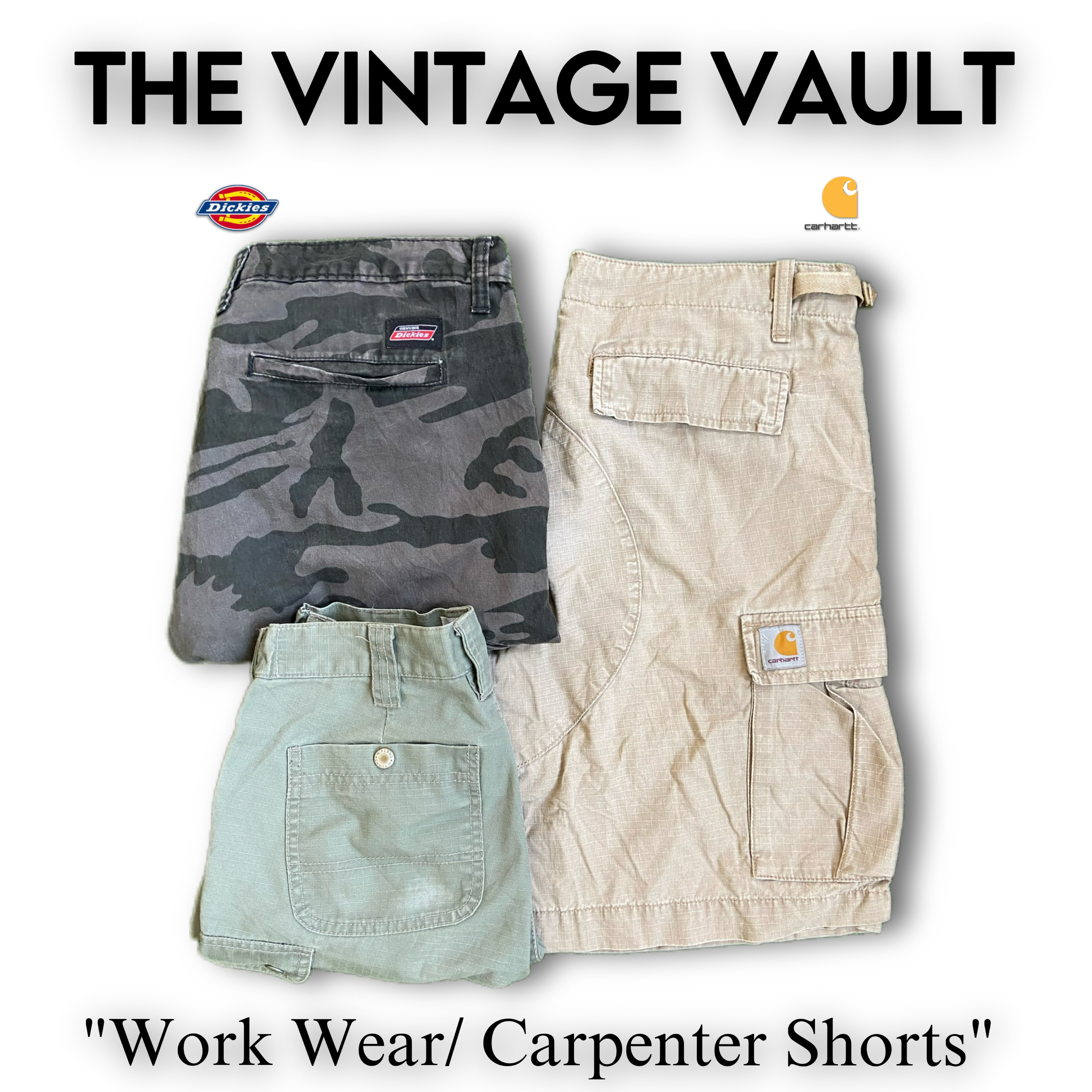 Roupas de trabalho/Cenourador, incluindo Carhartt, Dickies e outros