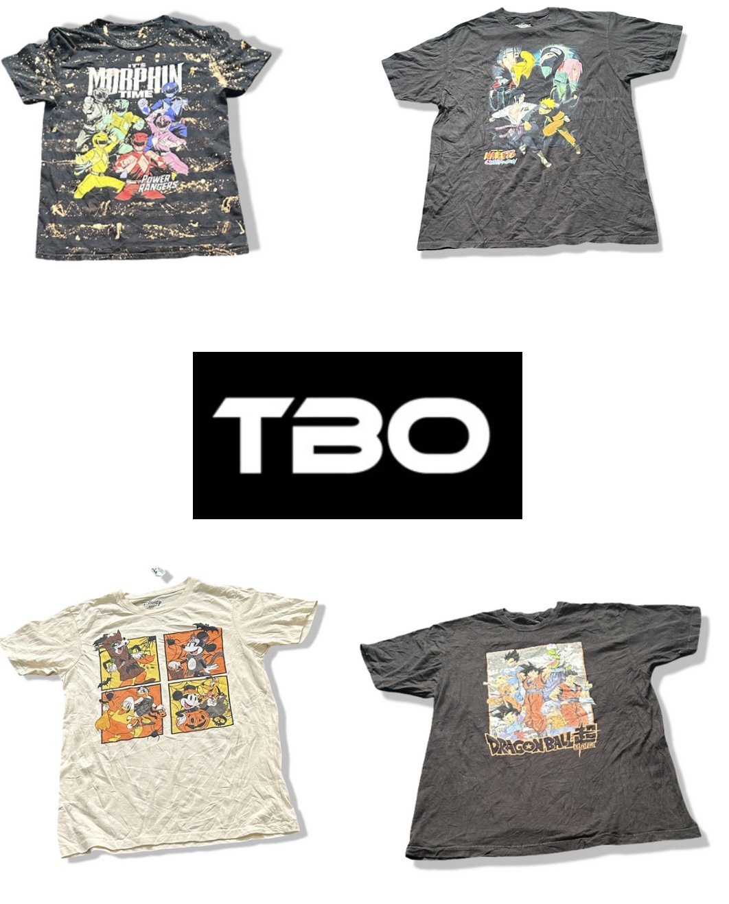 T-shirts imprimés avec des dessins animés
