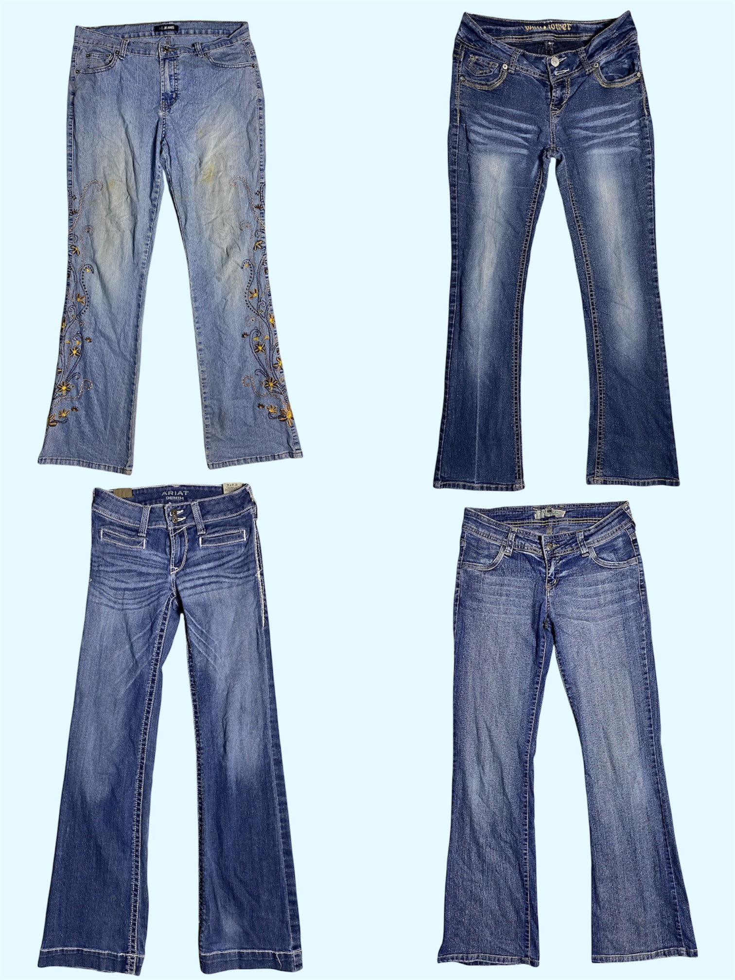 Retro Revival: Y2K Denim Edition 💫(TS:594)