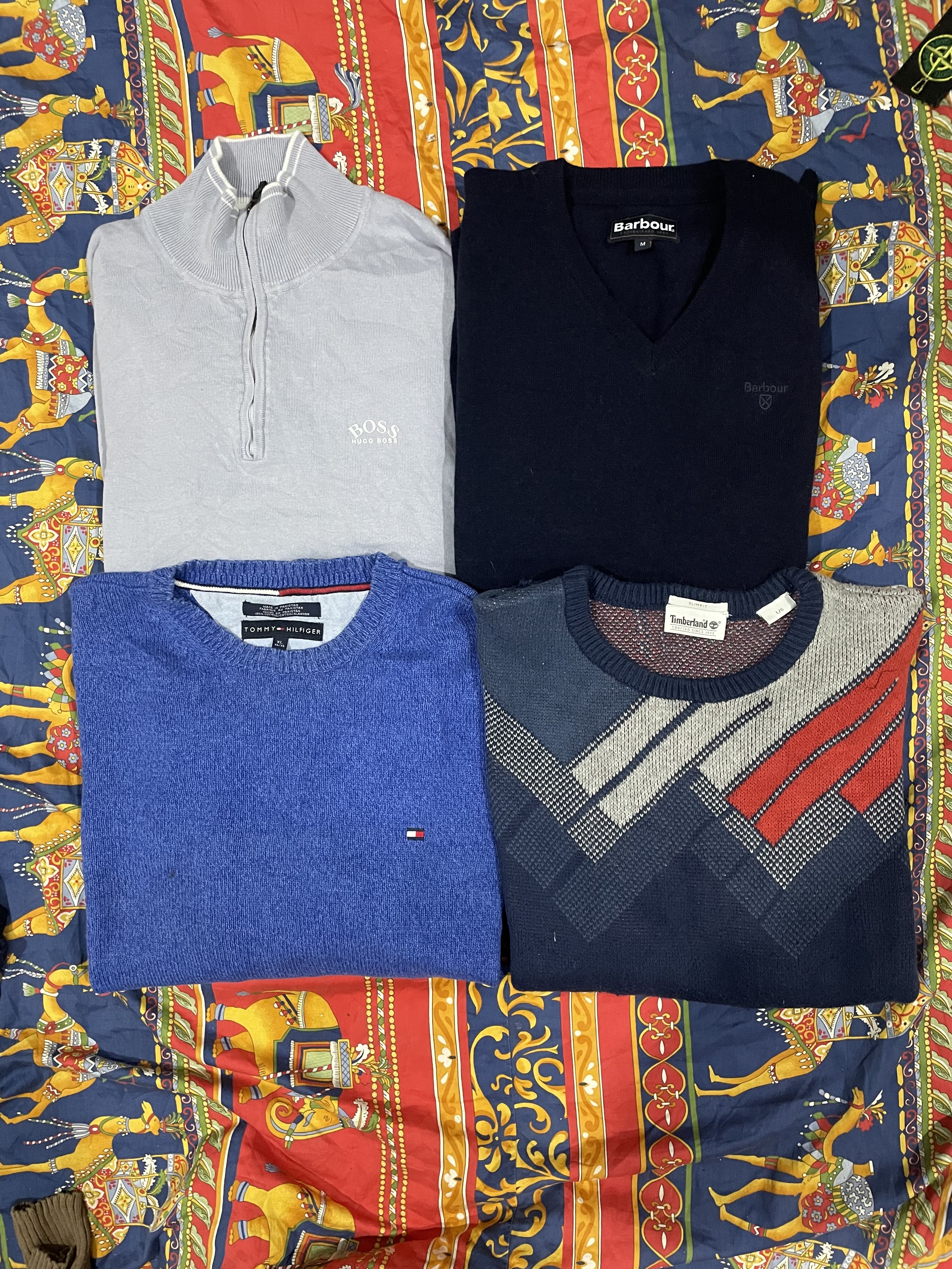 Suéter cardigan premium Barbour timberland Tommy Hilfiger