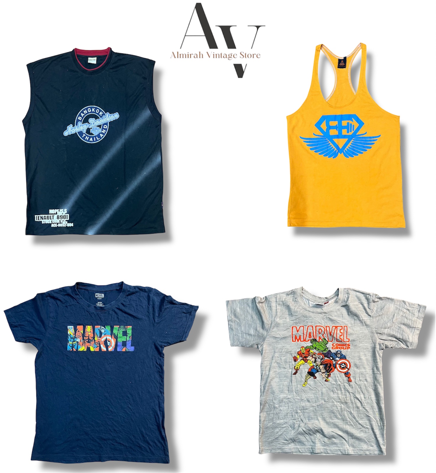 Babytees and sandow 9 pcs