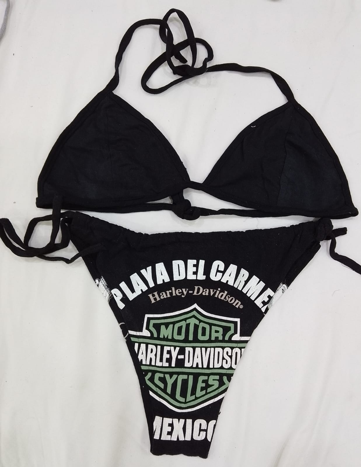 CR-4445 Reworked Harley Davidson Bikinis Sets