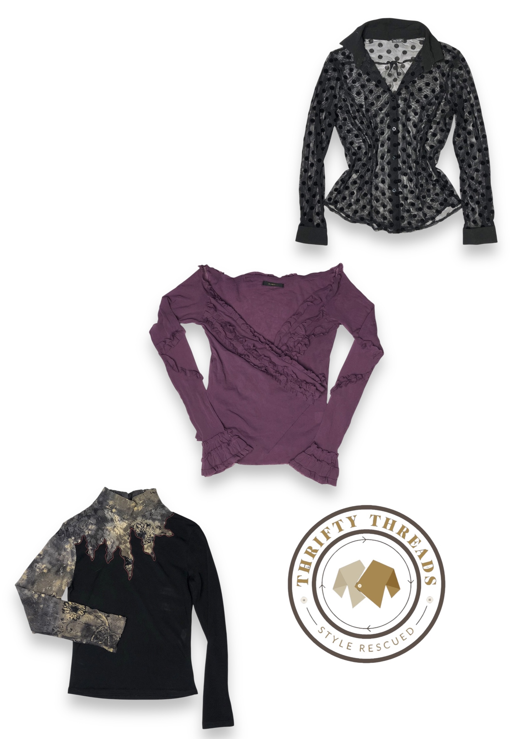 Y2K Mix Tops Bundle S-1145