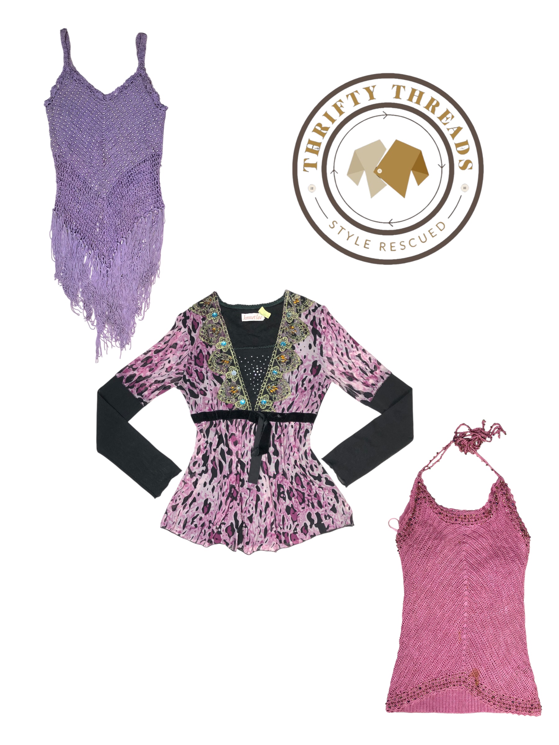 “ Pink & Purple Bliss!! “ Tops S-1142