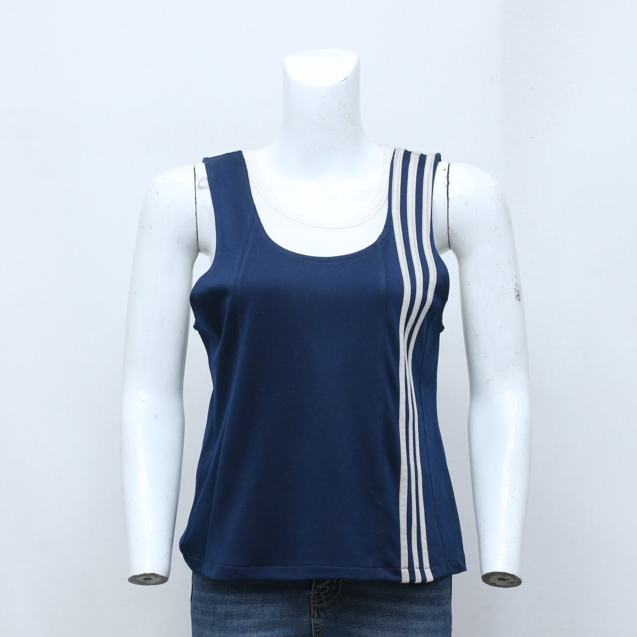 Cr-134 Reworked Mix Branded Ladies Sleeveless Tank Tops