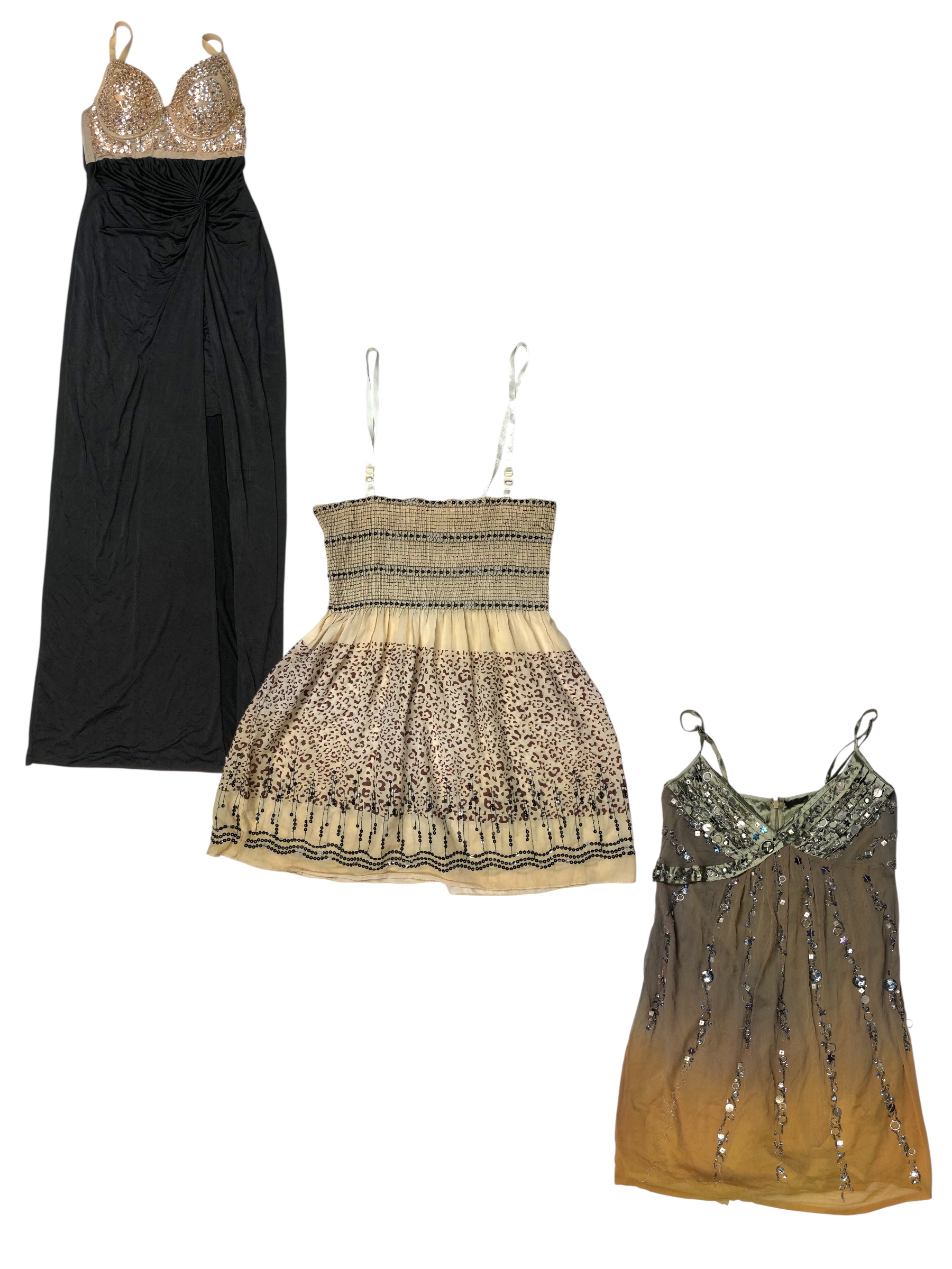 “It’s a Gold Affair” x Y2K Top & Dresses S-1140