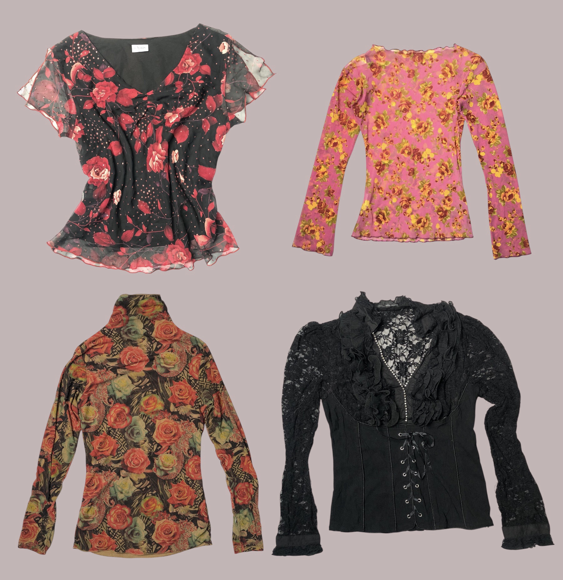 “ The Mix Floral Palette “ Blouses S-1154