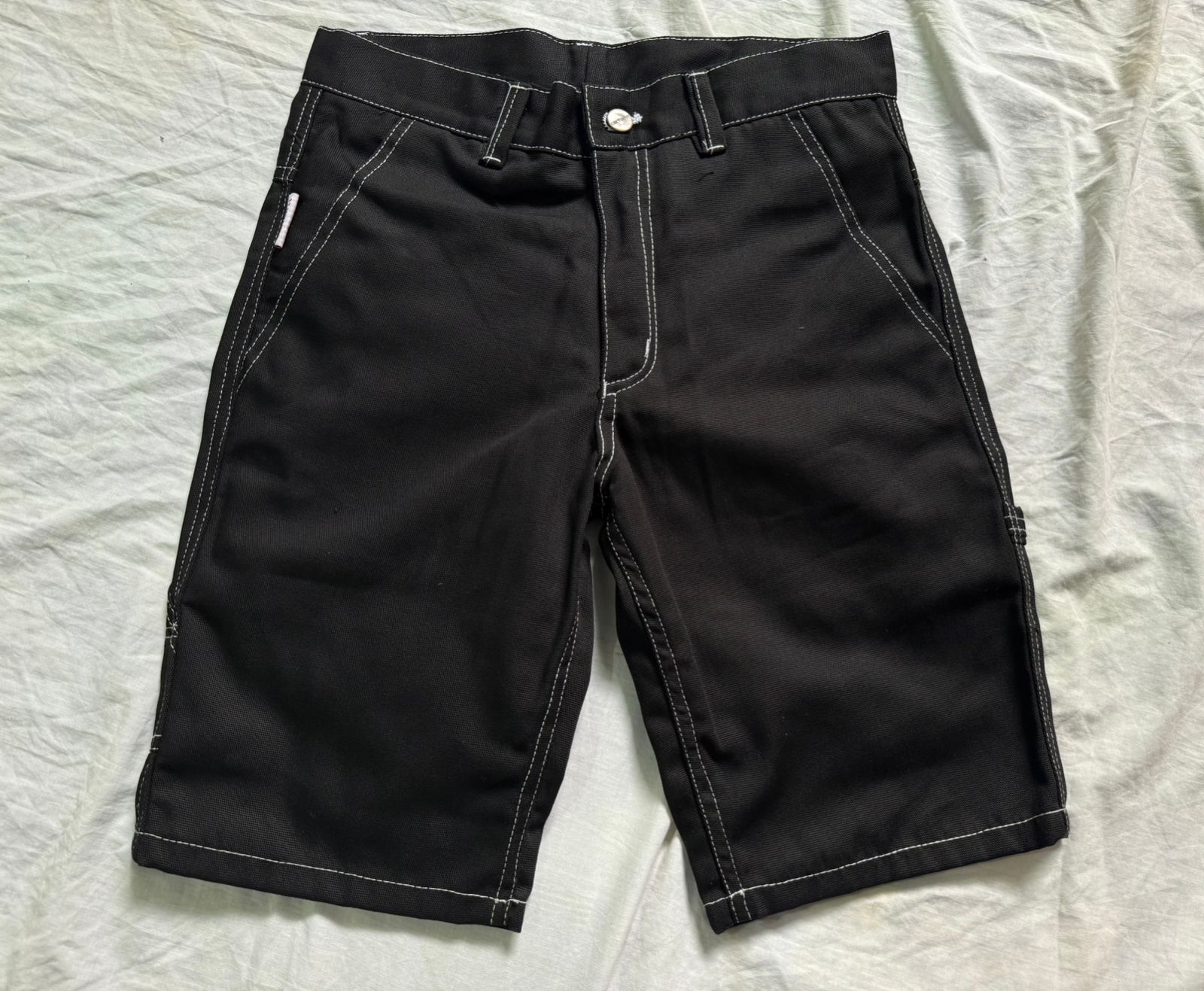 Carhartt Short Rework Style Preto (costura branca)