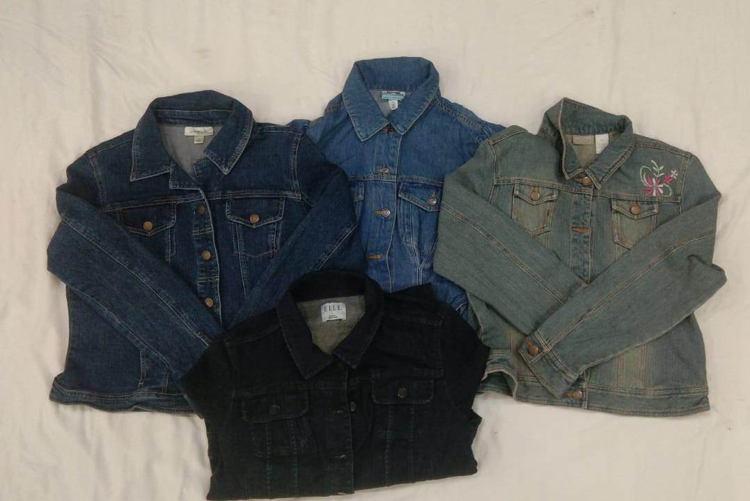 IQ0176 Veste en denim style Y2K Streetwear - 15 pièces