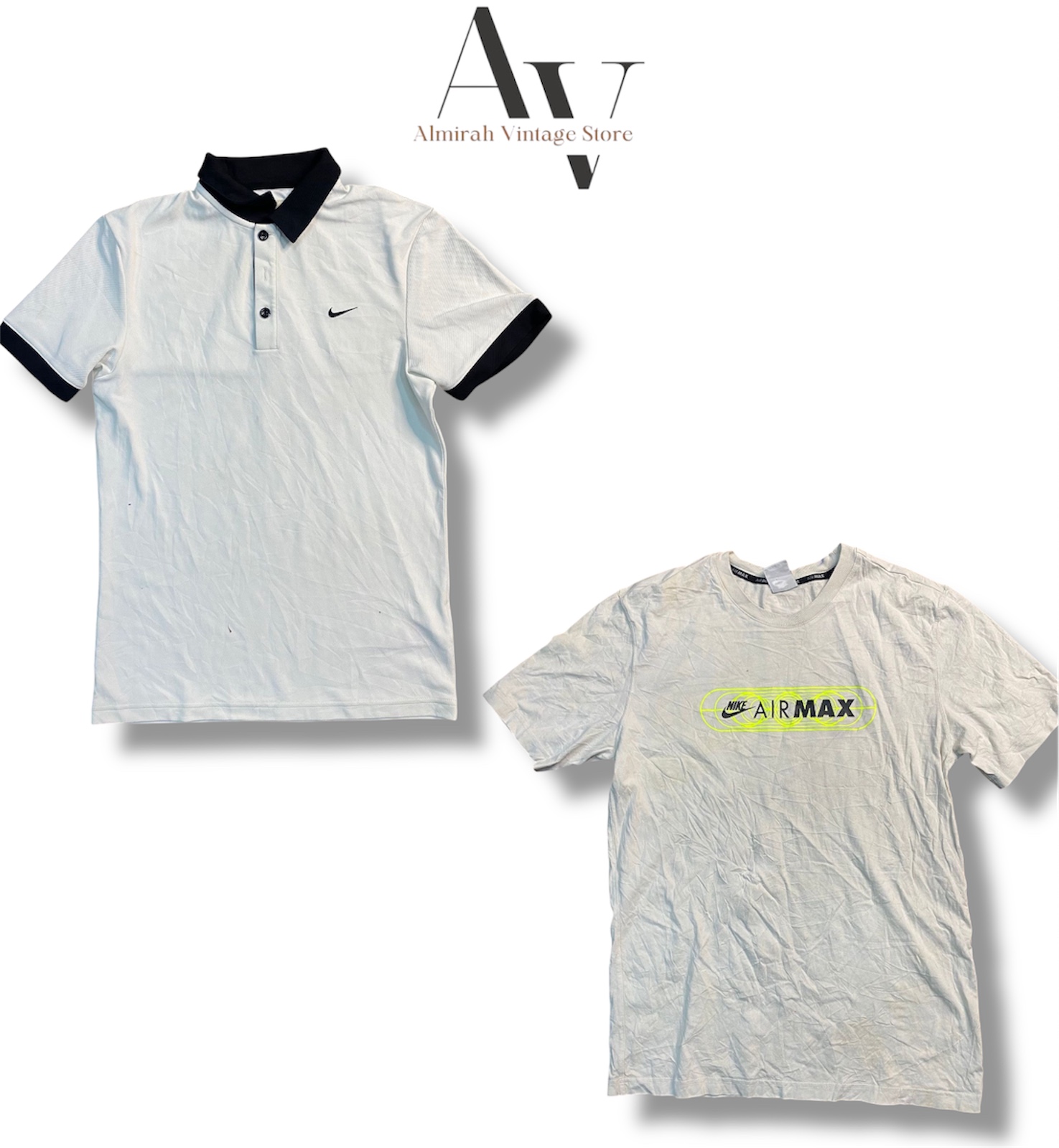 Nike polo and printed t shirts