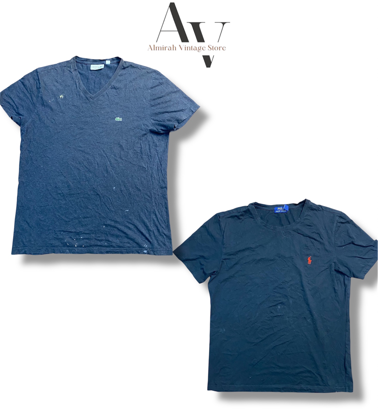 Polo RL AND Lacoste t shirts