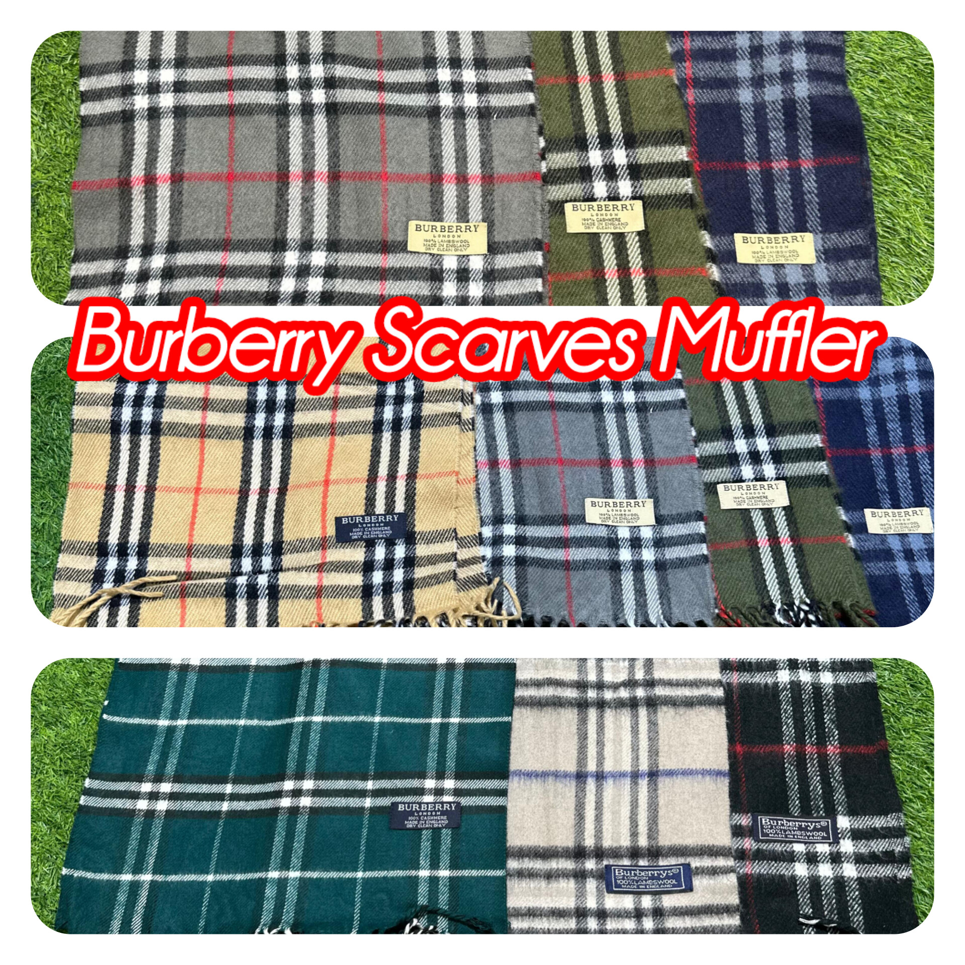 Burberry scaves (AN)