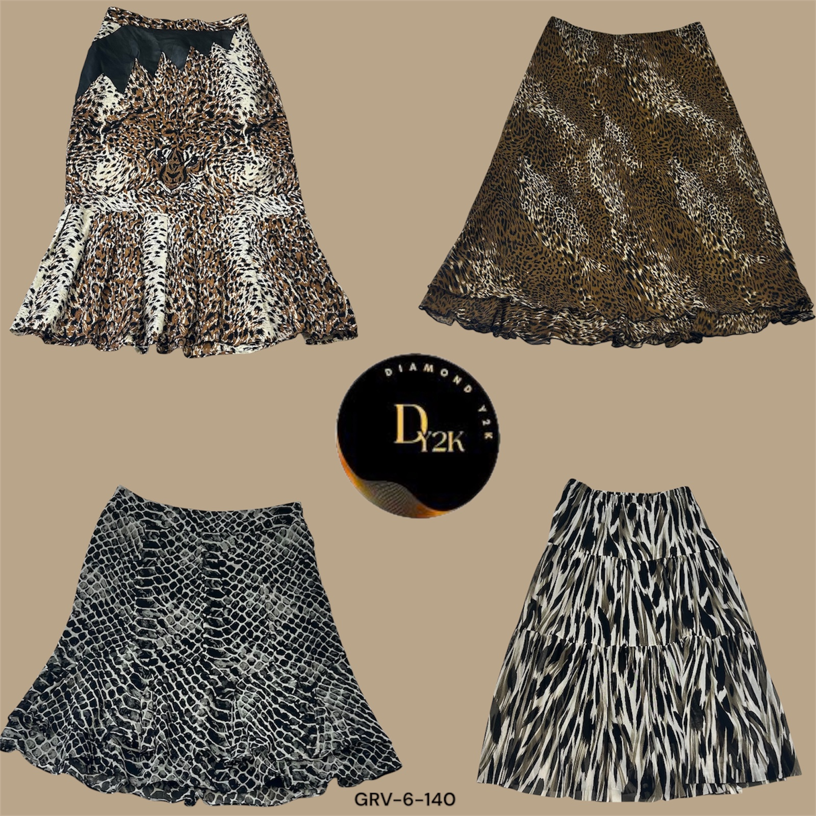 Y2K Safari Babe | Leopard Print Skirt Edition (GRV-6-140)