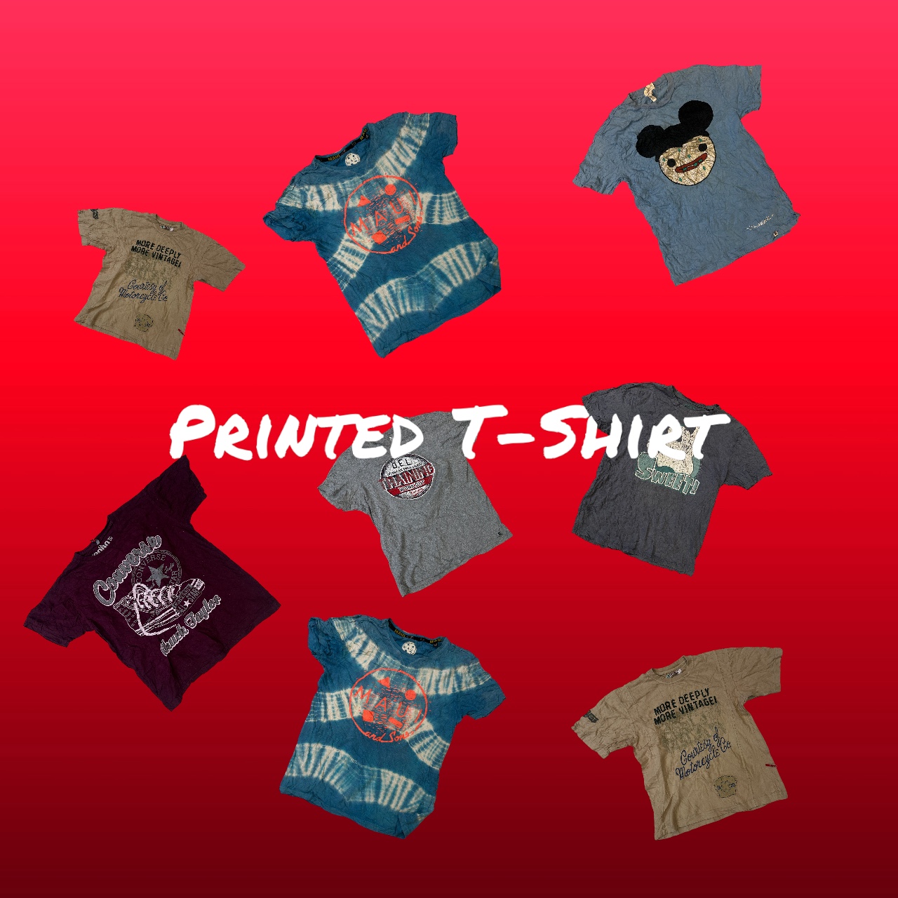 Hermosas camisetas estampadas