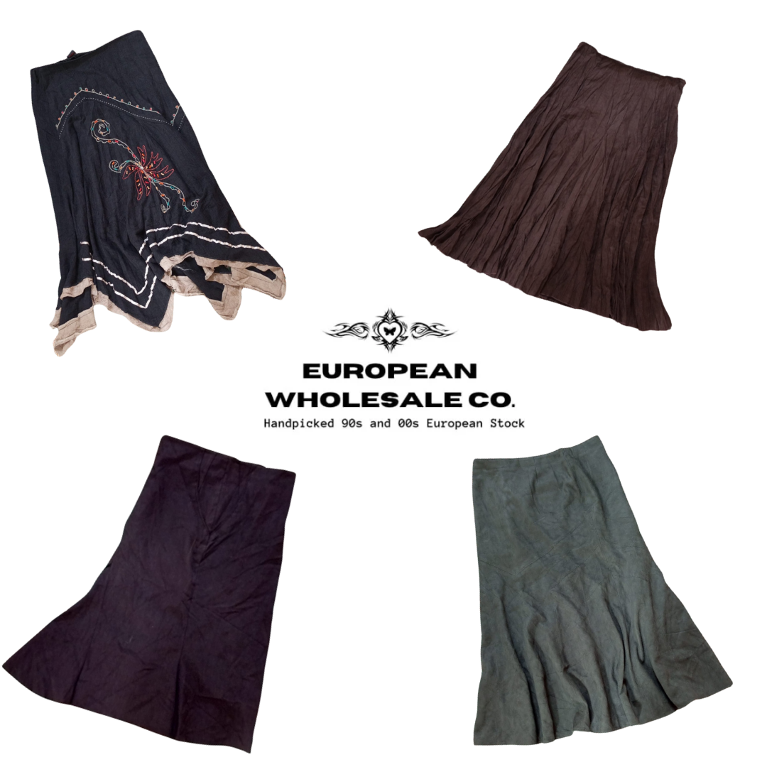 Y2K Grunge Cop Copine Style Midi Skirts Mix(EWC132)