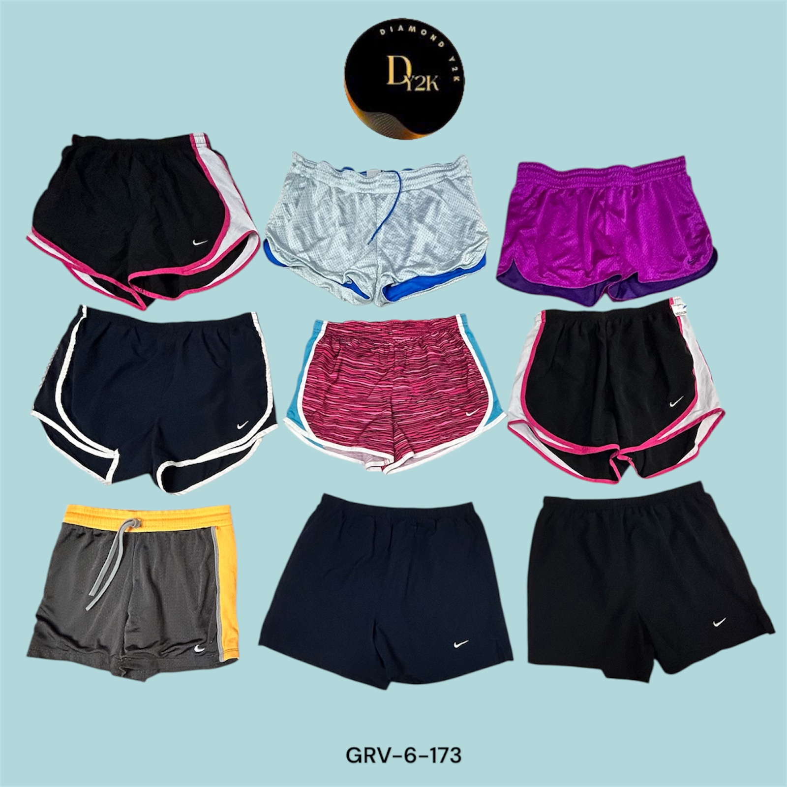 Y2K Nike Logo Shorts | Classic 2000s Vibes (GRV-6-173)