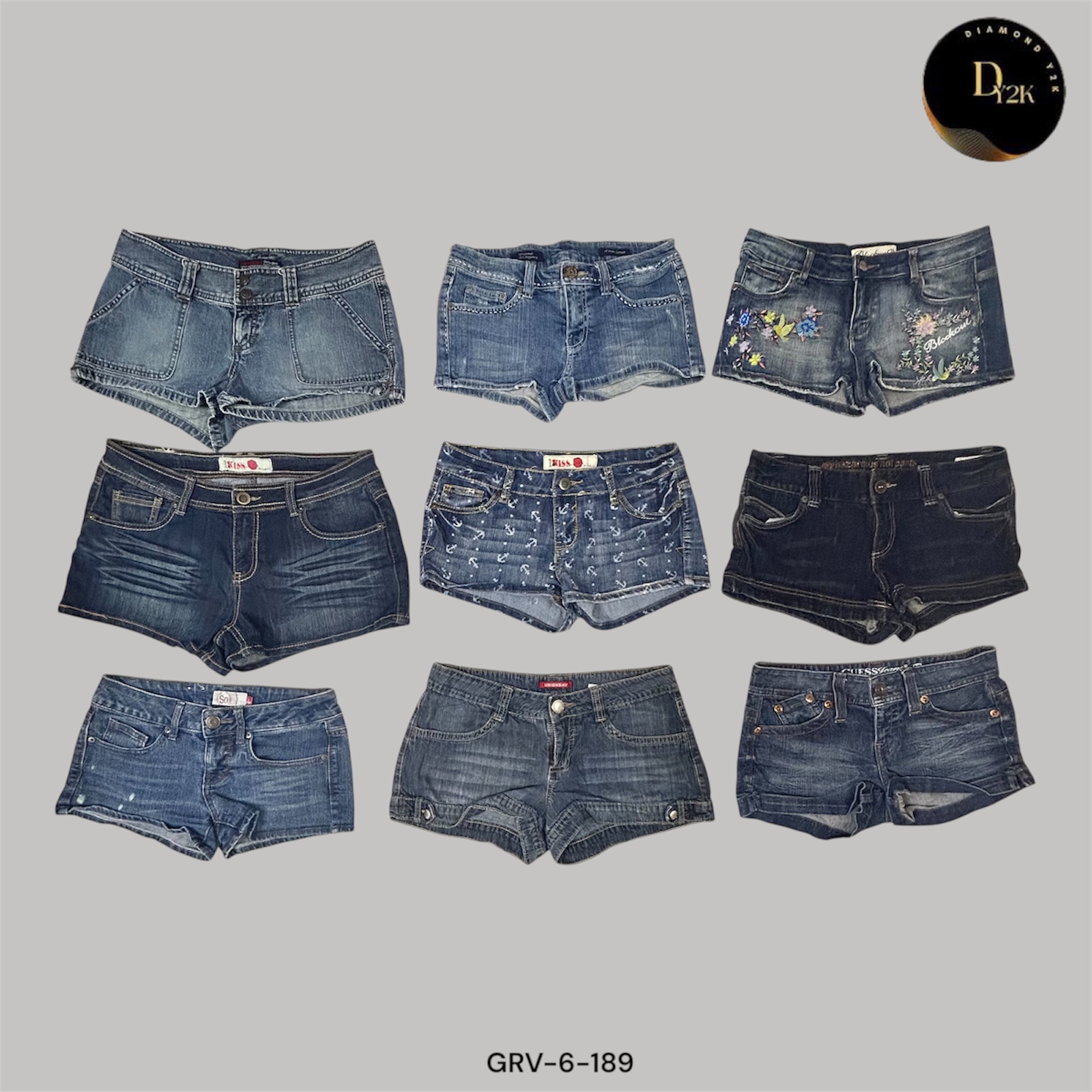 Y2K Denim Mini Shorts | Retro Vibes, Timeless Fit  (GRV-6-189)