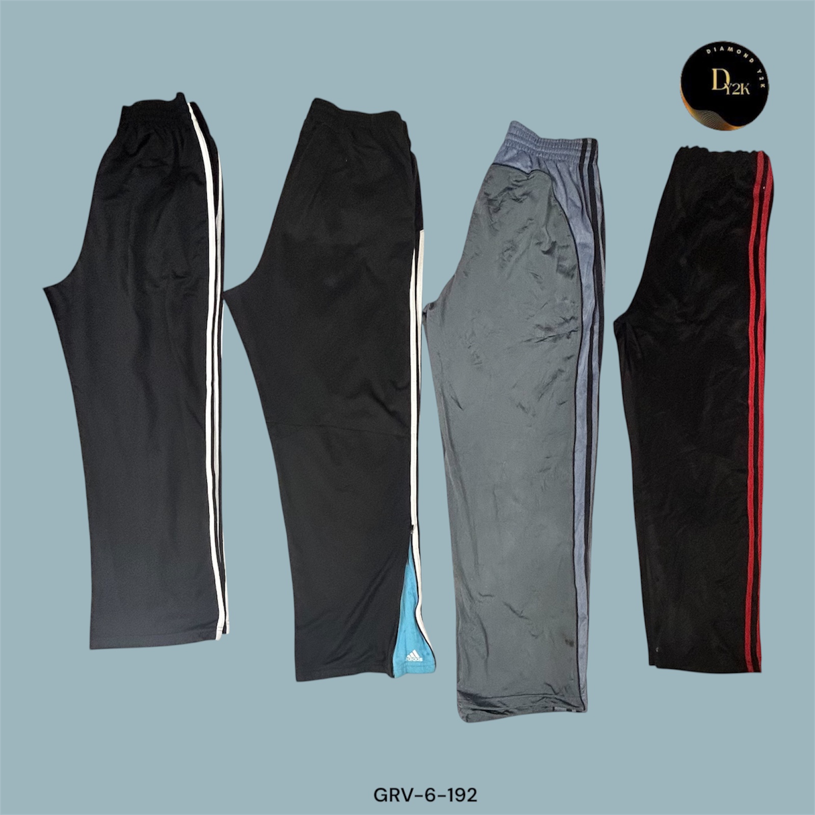 Pantaloni a righe Y2K Adidas | Vibrazioni atletiche classiche (GRV-6-192)