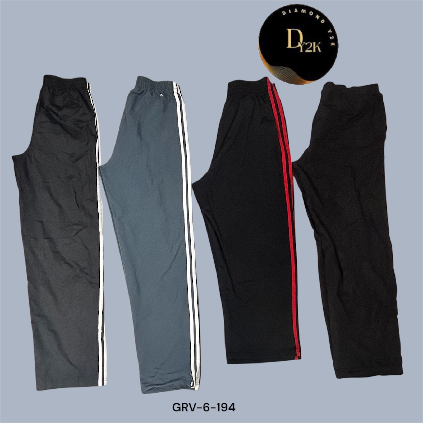 Y2K Adidas Striped Trousers | Classic Athletic Vibes (GRV-6-194)