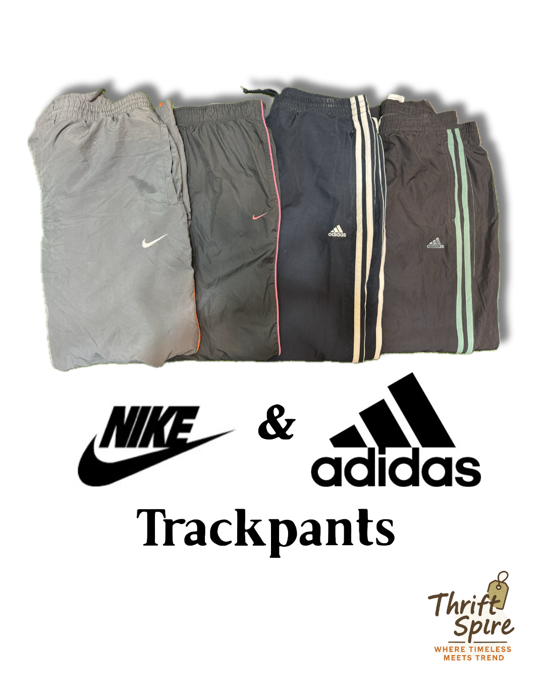 Nike & Adidas Trackpants - 20pcs